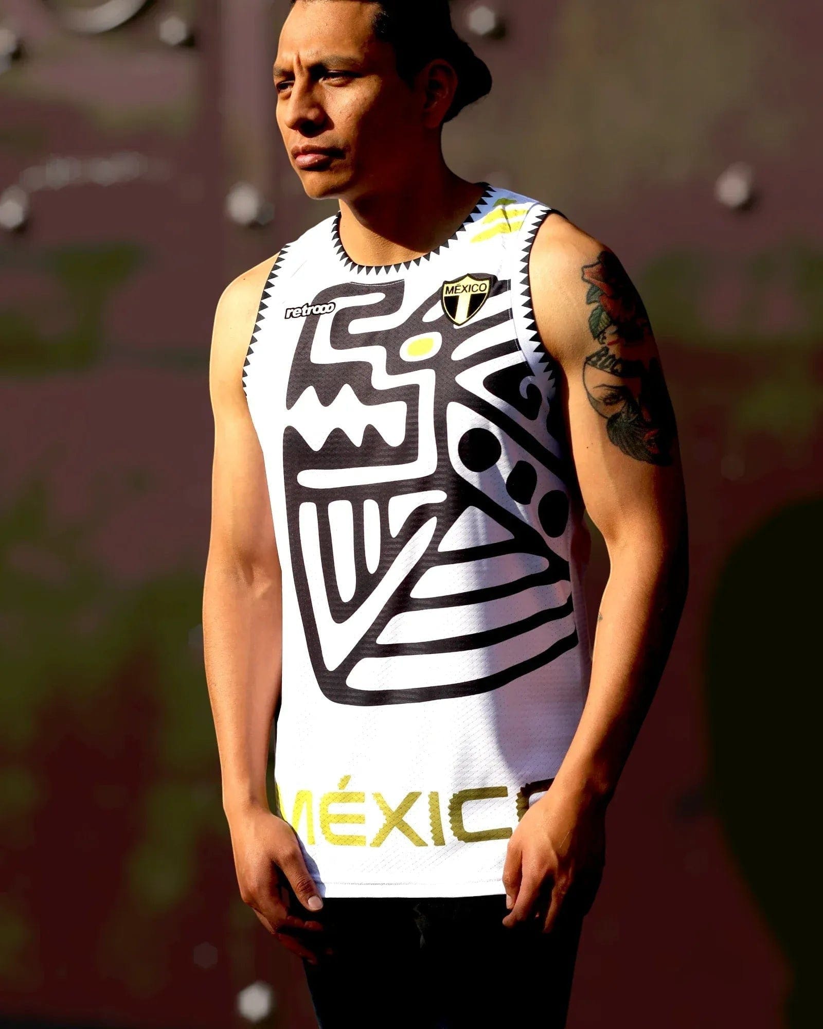Retroooclothes Jersey Jersey Retrooo México Ocelotl Teotl 26 - Sin mangas