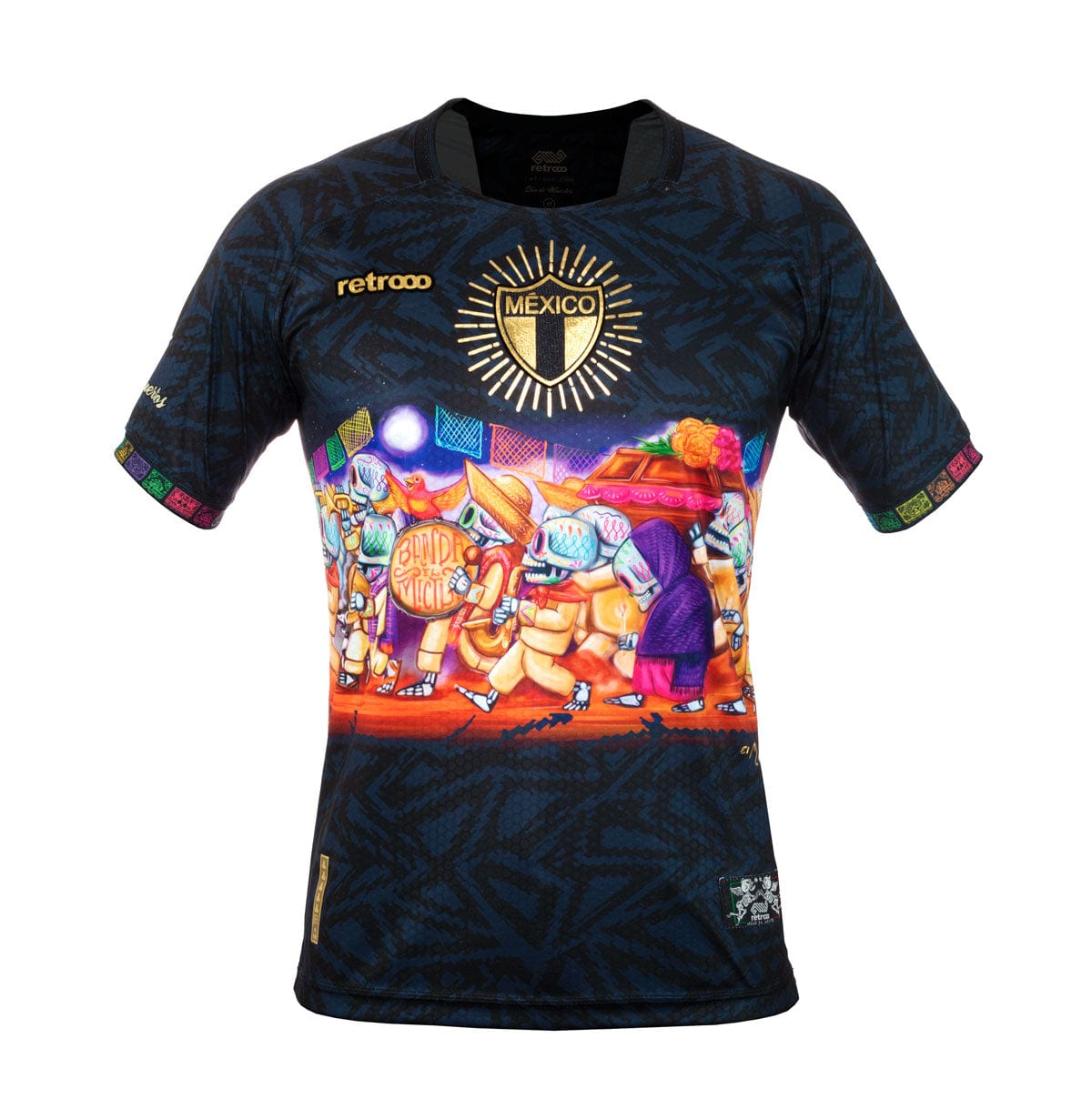 Retroooclothes Jersey Jersey Retrooo México Procesión Día de Muertos Ft. Mictlart