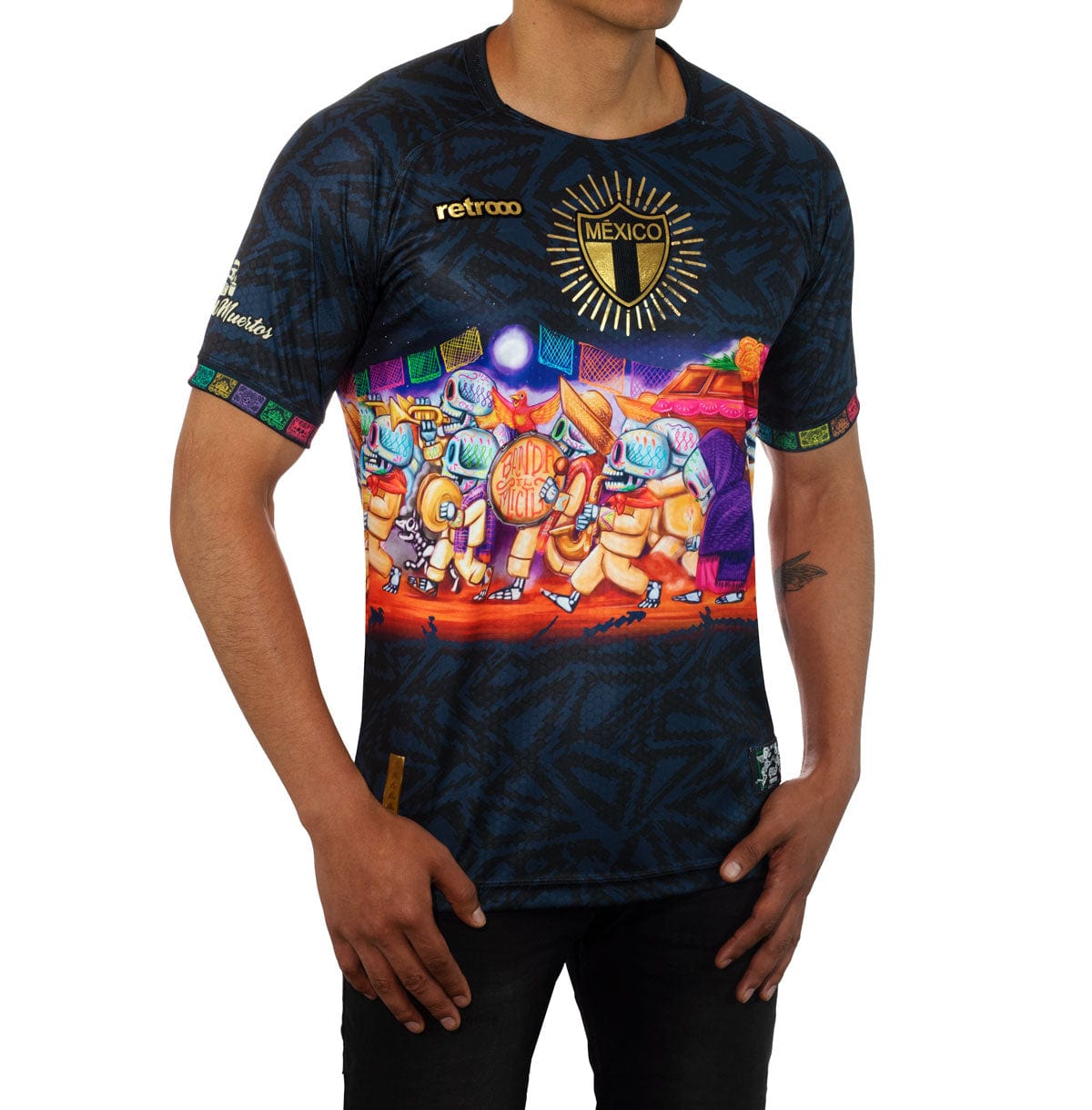 Retroooclothes Jersey Jersey Retrooo México Procesión Día de Muertos Ft. Mictlart
