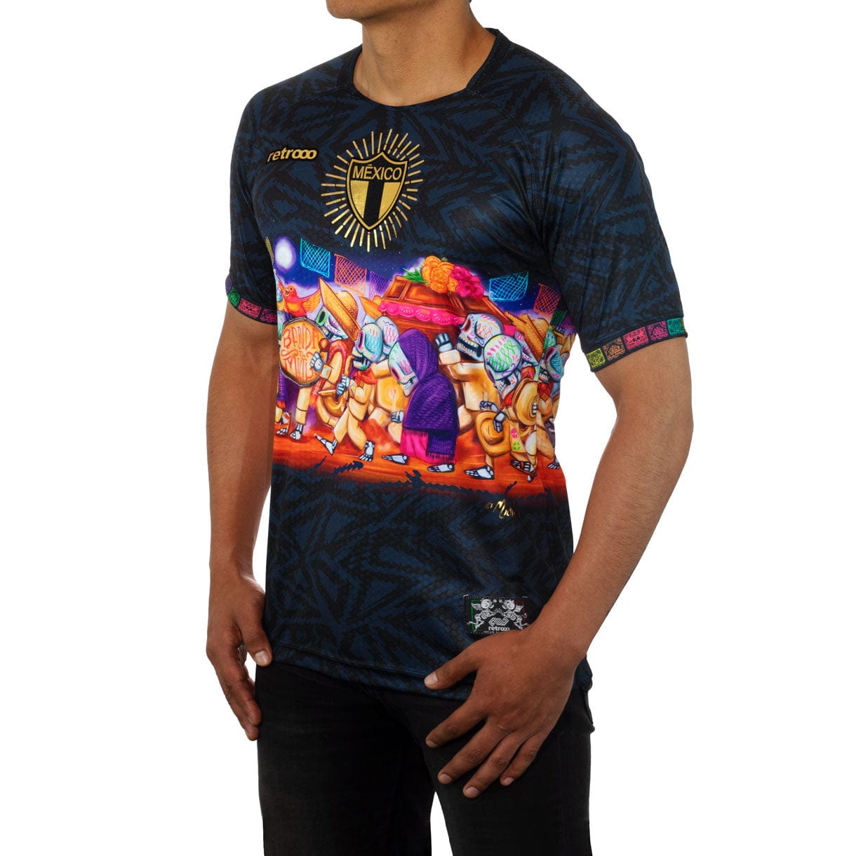 Retroooclothes Jersey Jersey Retrooo México Procesión Día de Muertos Ft. Mictlart