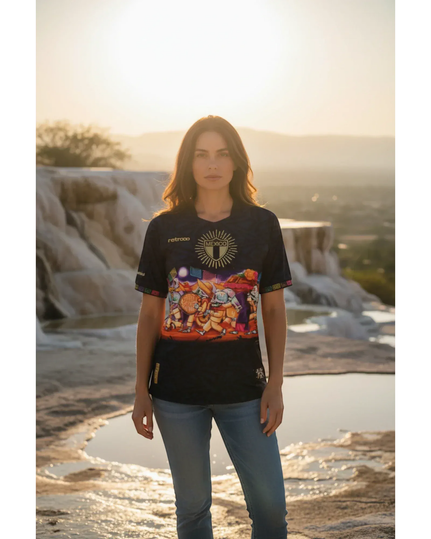 Retroooclothes Jersey Jersey Retrooo México Procesión Día de Muertos Ft. Mictlart