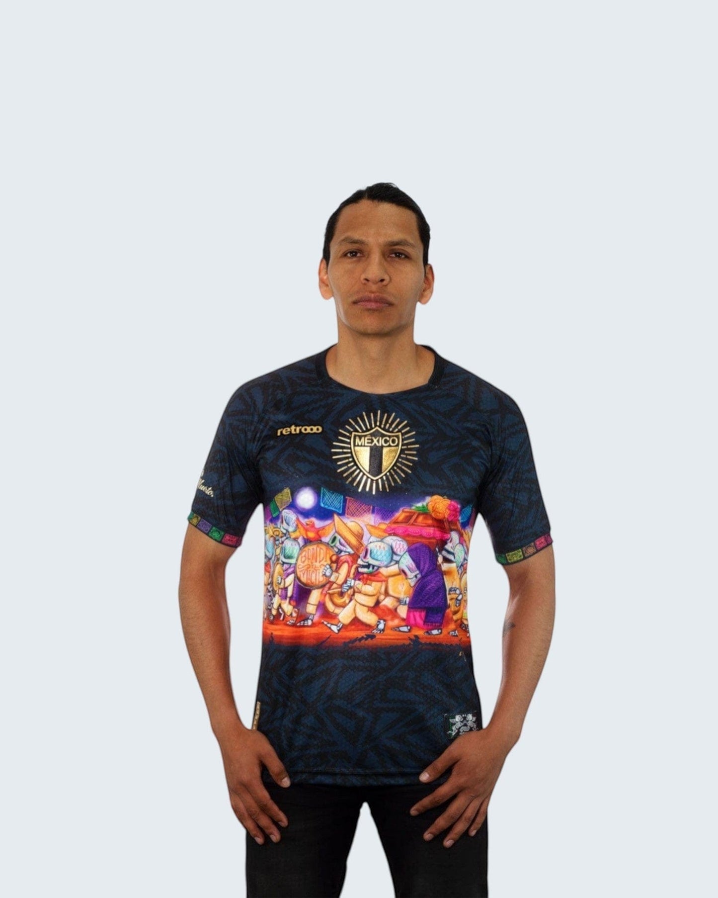 Retroooclothes Jersey Jersey Retrooo México Procesión Día de Muertos Ft. Mictlart