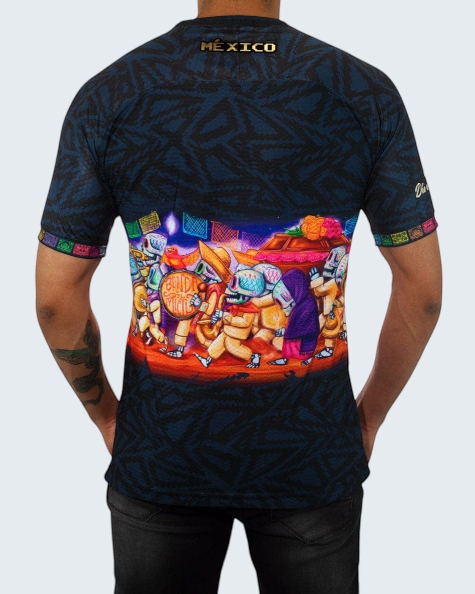 Retroooclothes Jersey Jersey Retrooo México Procesión Día de Muertos Ft. Mictlart