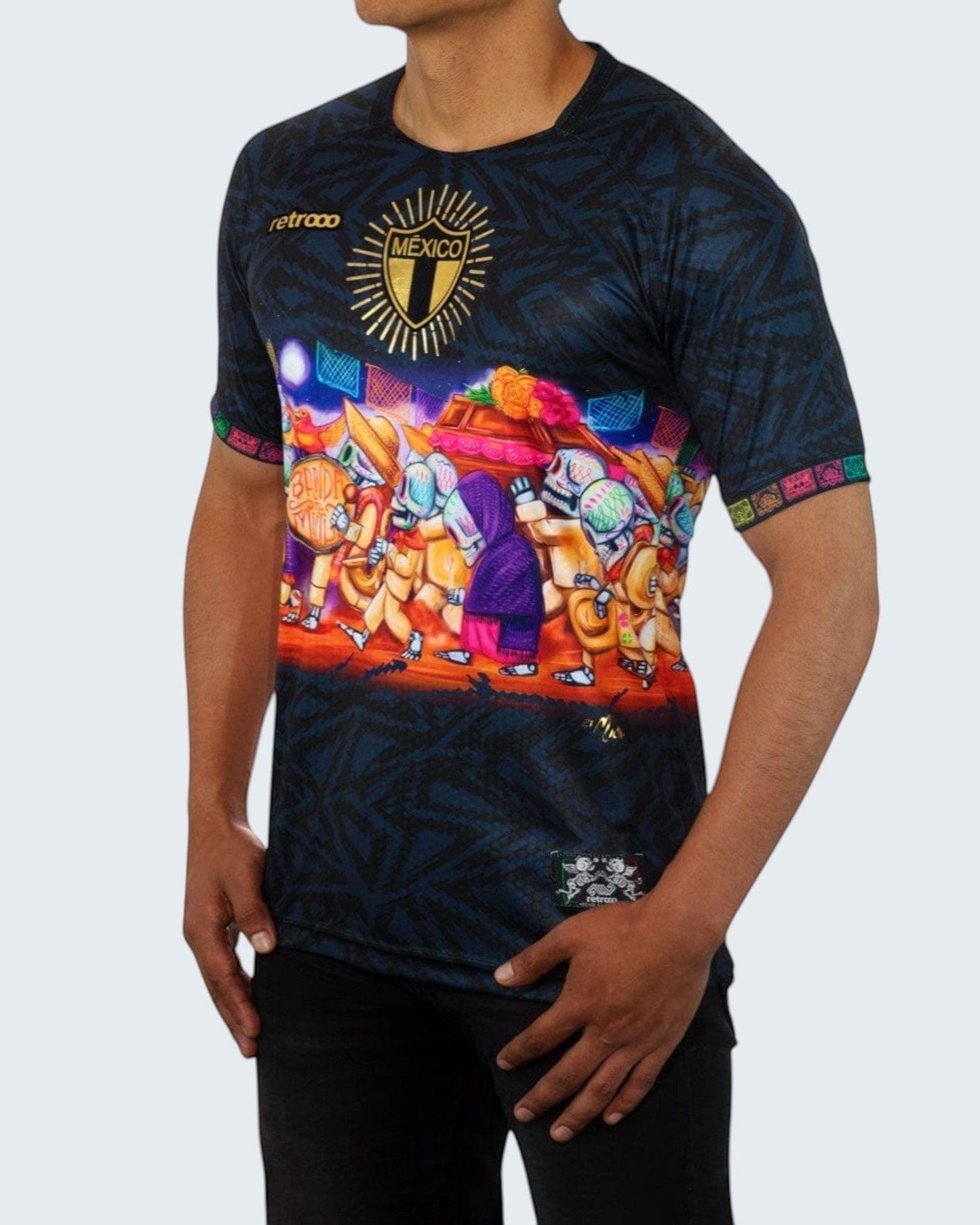 Retroooclothes Jersey Jersey Retrooo México Procesión Día de Muertos Ft. Mictlart