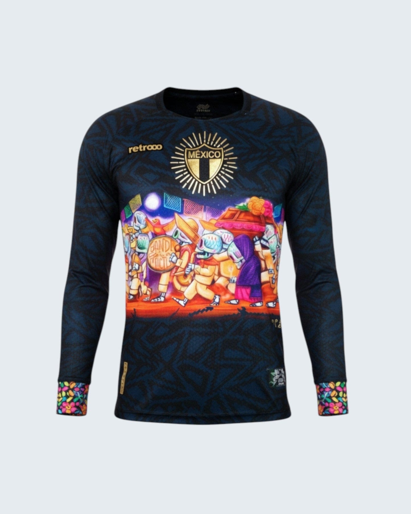 Retroooclothes Jersey Jersey Retrooo México Procesión Día de Muertos Ft. Mictlart