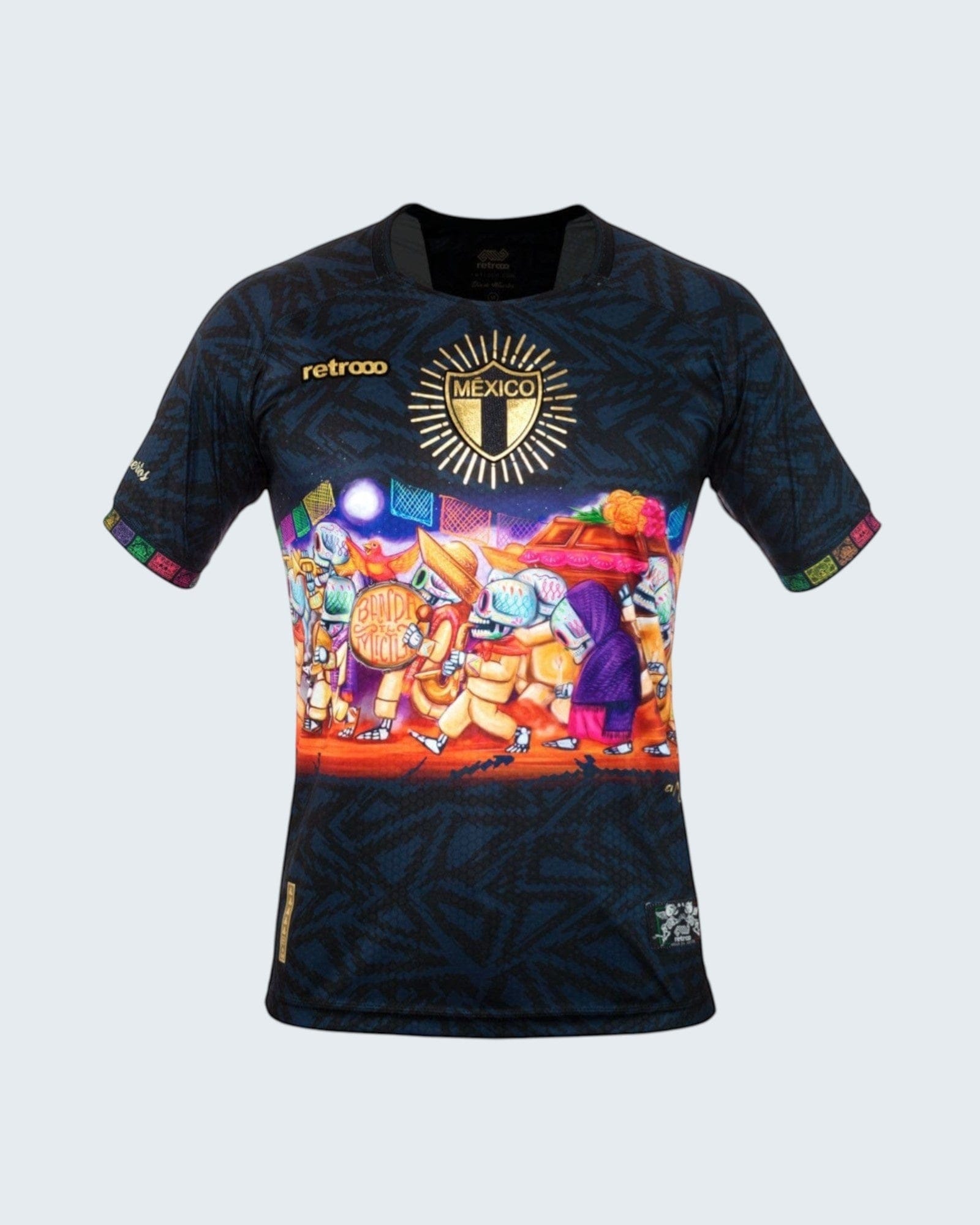 Retroooclothes Jersey Jersey Retrooo México Procesión Día de Muertos Ft. Mictlart