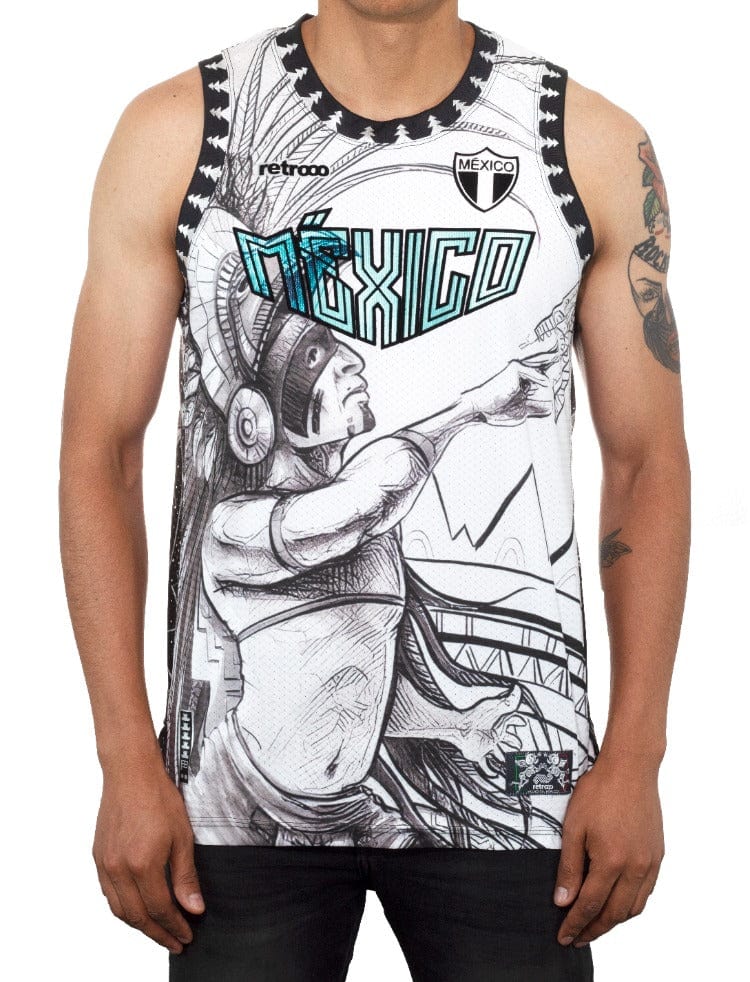 Retroooclothes Jersey Jersey Retrooo México Quetzalcóatl Conejo en la Luna