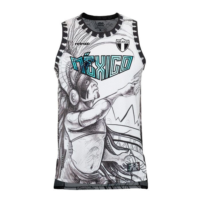 Retroooclothes Jersey Jersey Retrooo México Quetzalcóatl Conejo en la Luna