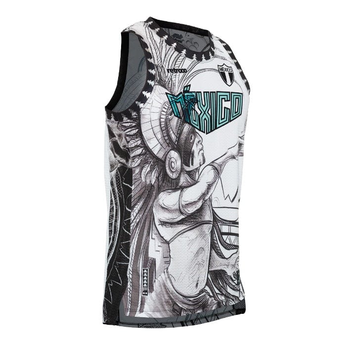 Retroooclothes Jersey Jersey Retrooo México Quetzalcóatl Conejo en la Luna