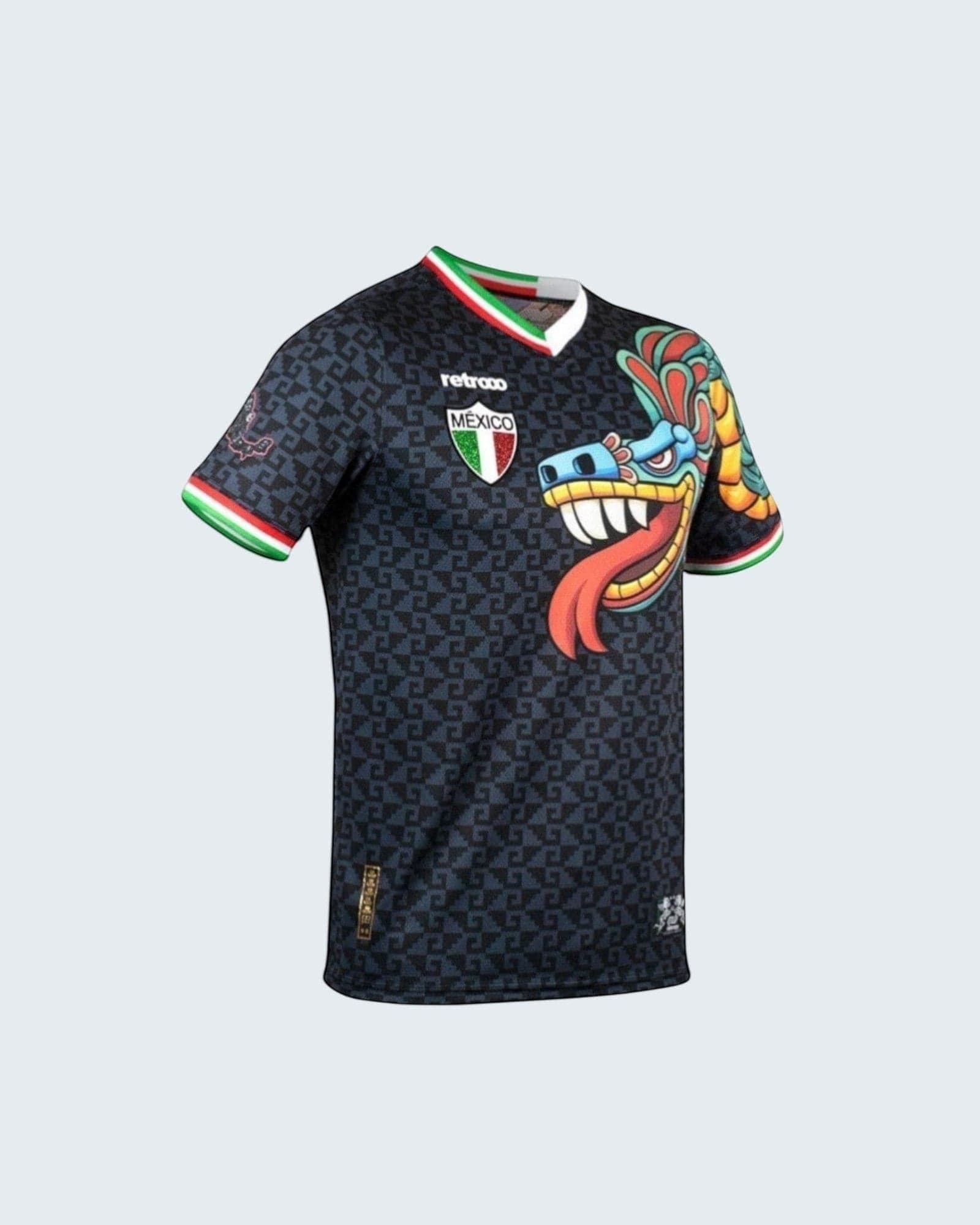 Retroooclothes Jersey Jersey Retrooo México Quetzalcóatl Obsidiana