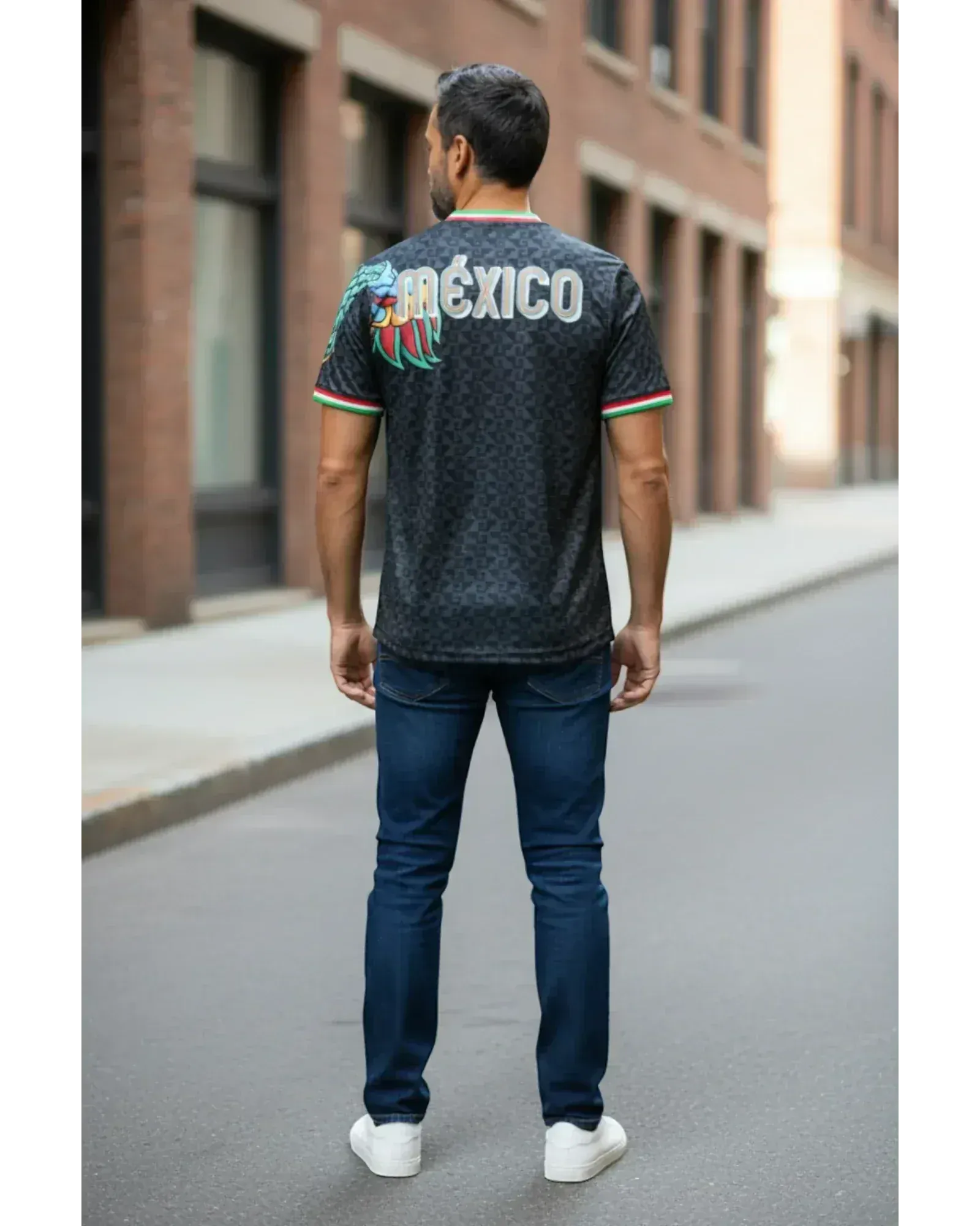 Retroooclothes Jersey Jersey Retrooo México Quetzalcóatl Obsidiana