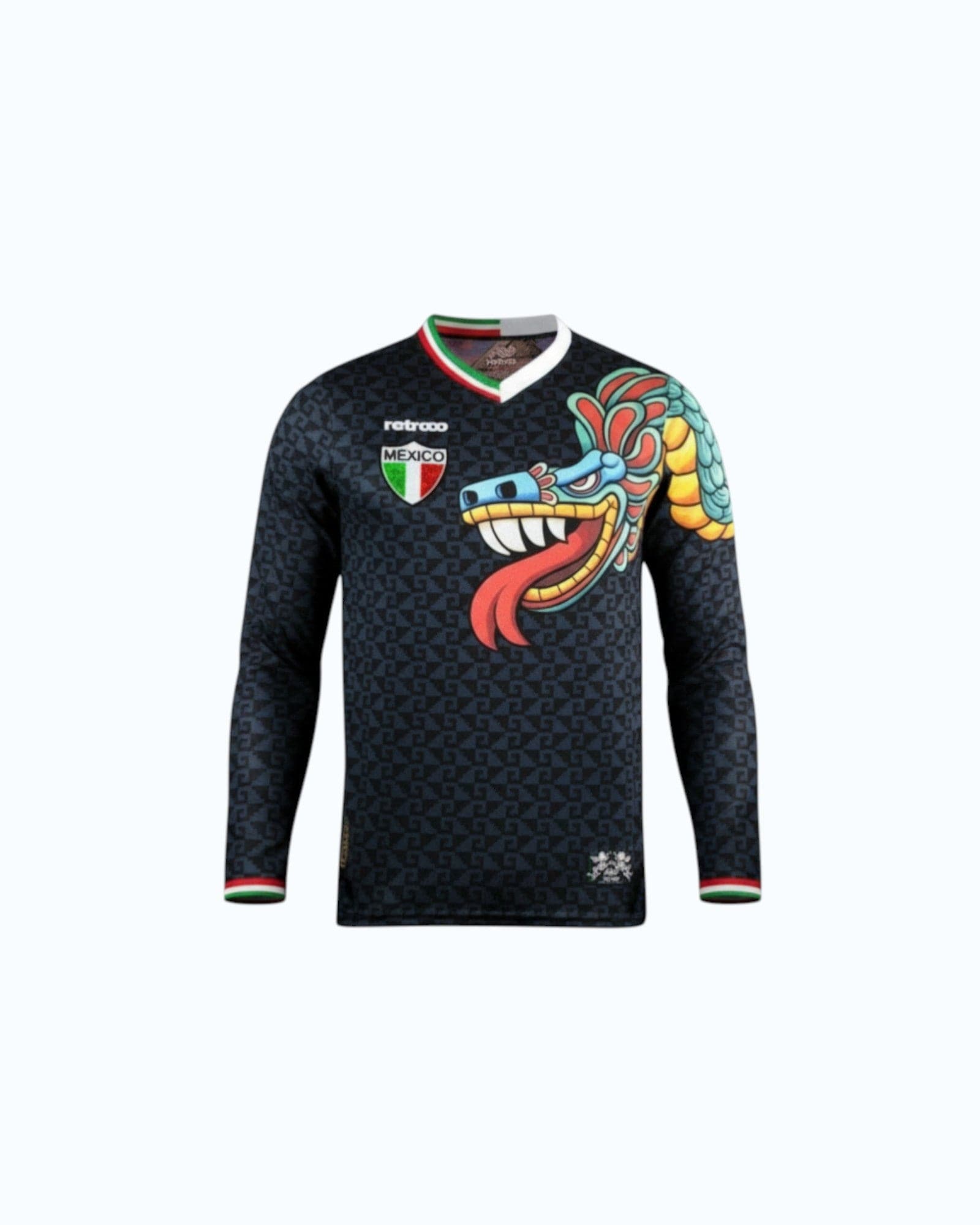 Retroooclothes Jersey Jersey Retrooo México Quetzalcóatl Obsidiana