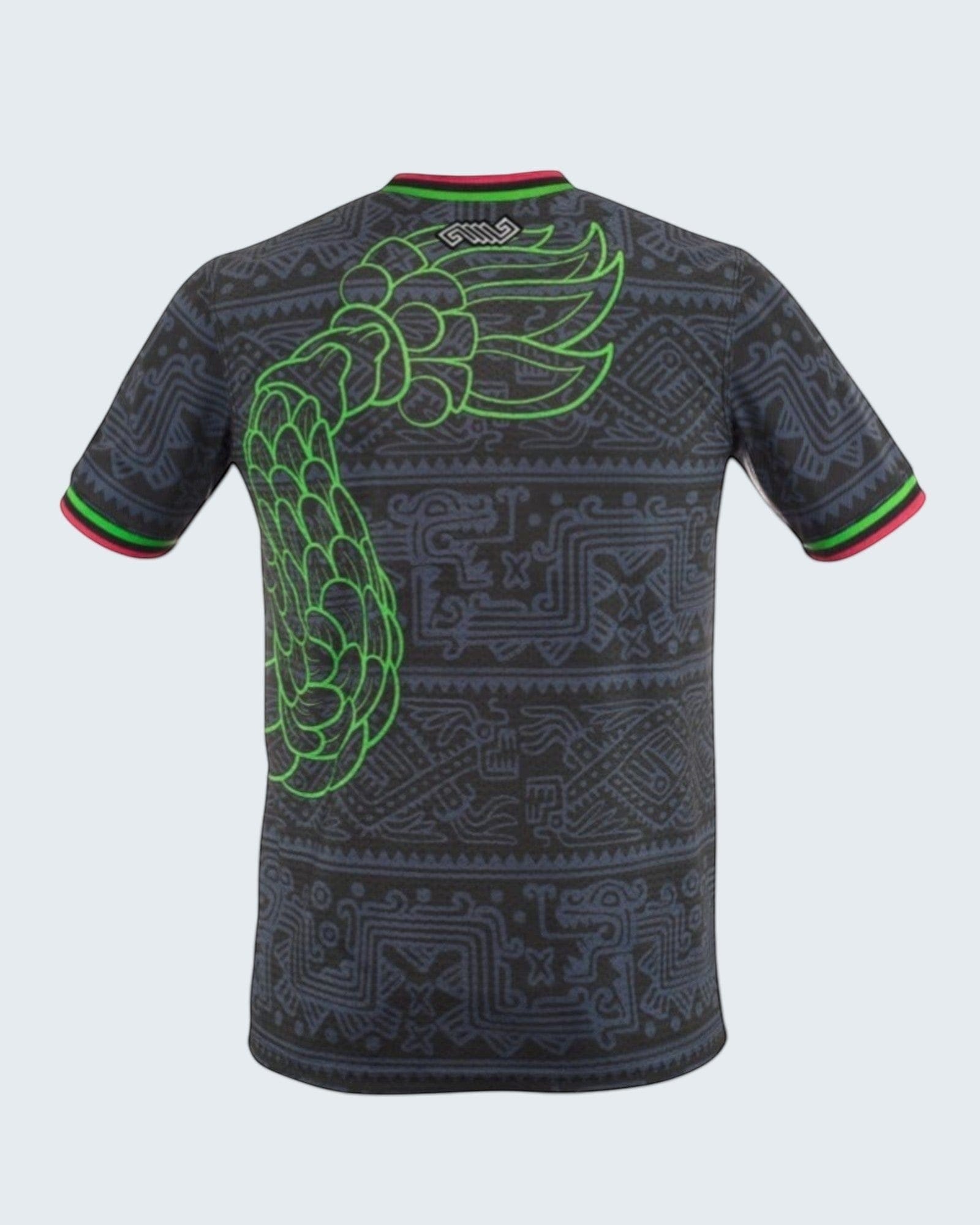 Retroooclothes Jersey Jersey Retrooo México Serpiente Emplumada Obsidiana Urbano