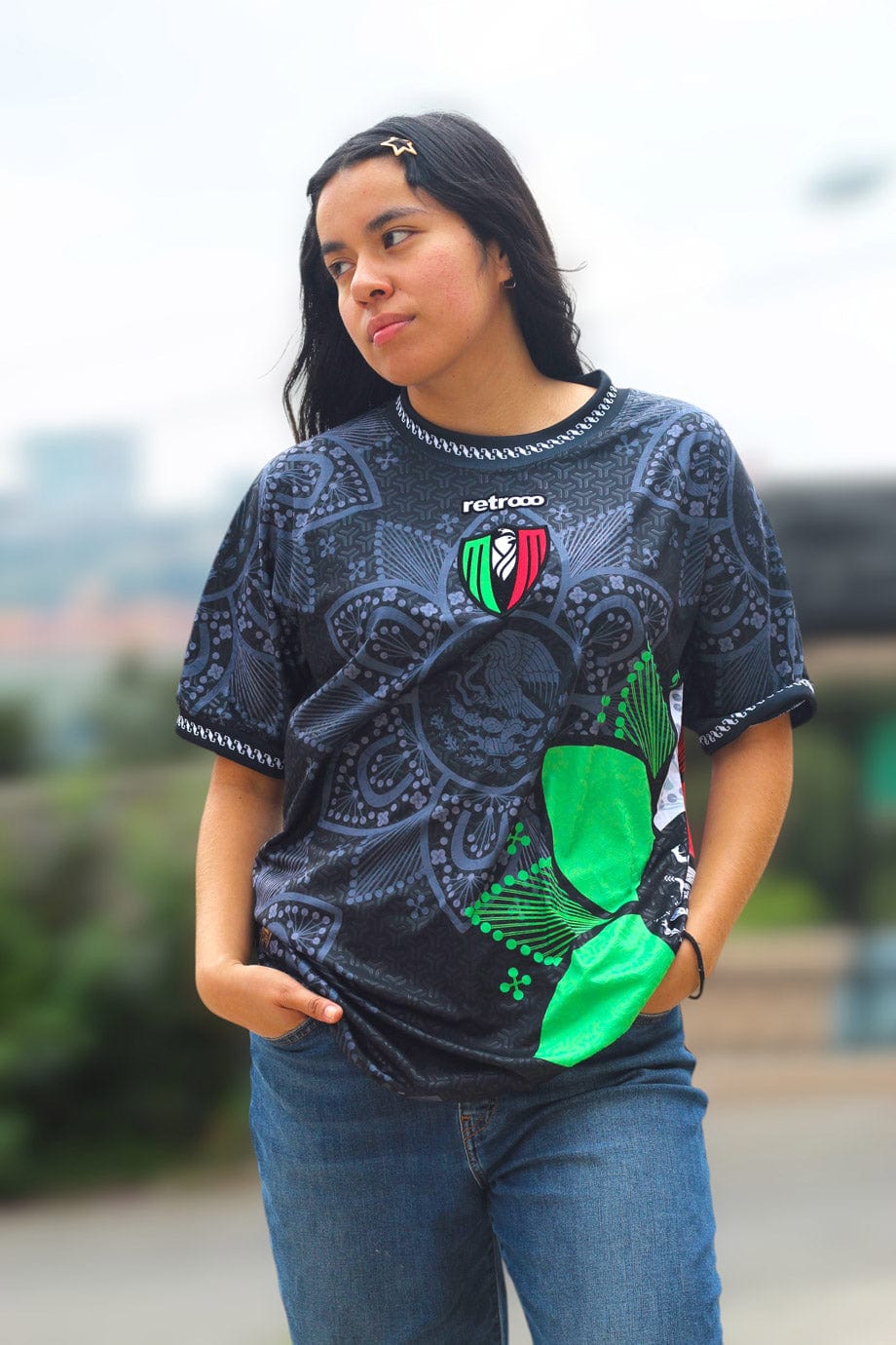 Retroooclothes Jersey Jersey Retrooo México - Sombrero Charro | Arte Textil Coleccionable