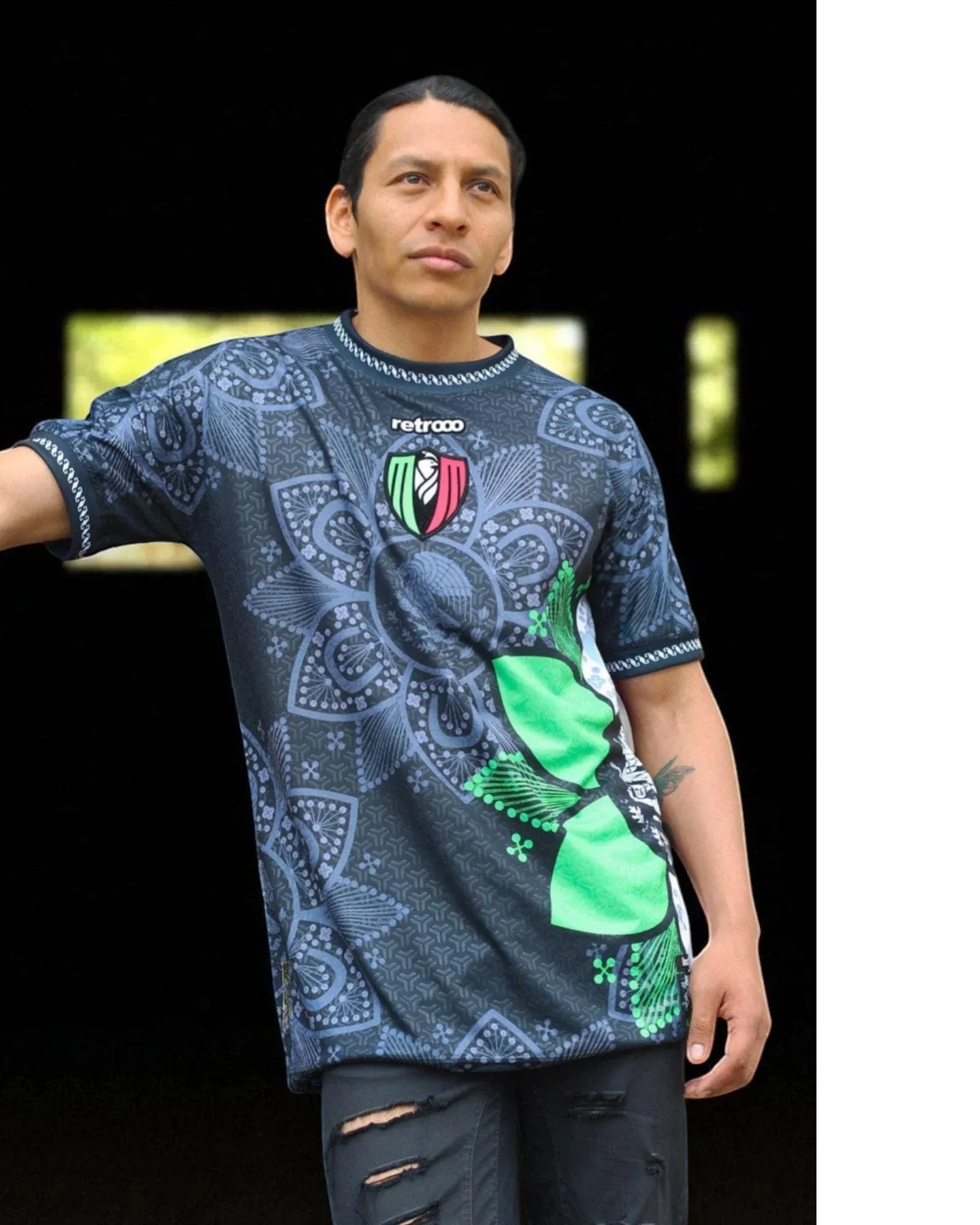 Retroooclothes Jersey Jersey Retrooo México - Sombrero Charro | Arte Textil Coleccionable