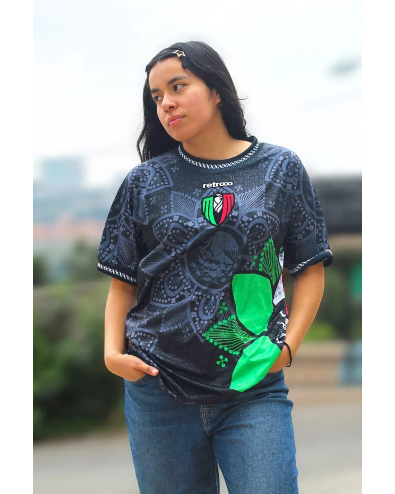 Retroooclothes Jersey Jersey Retrooo México - Sombrero Charro | Arte Textil Coleccionable
