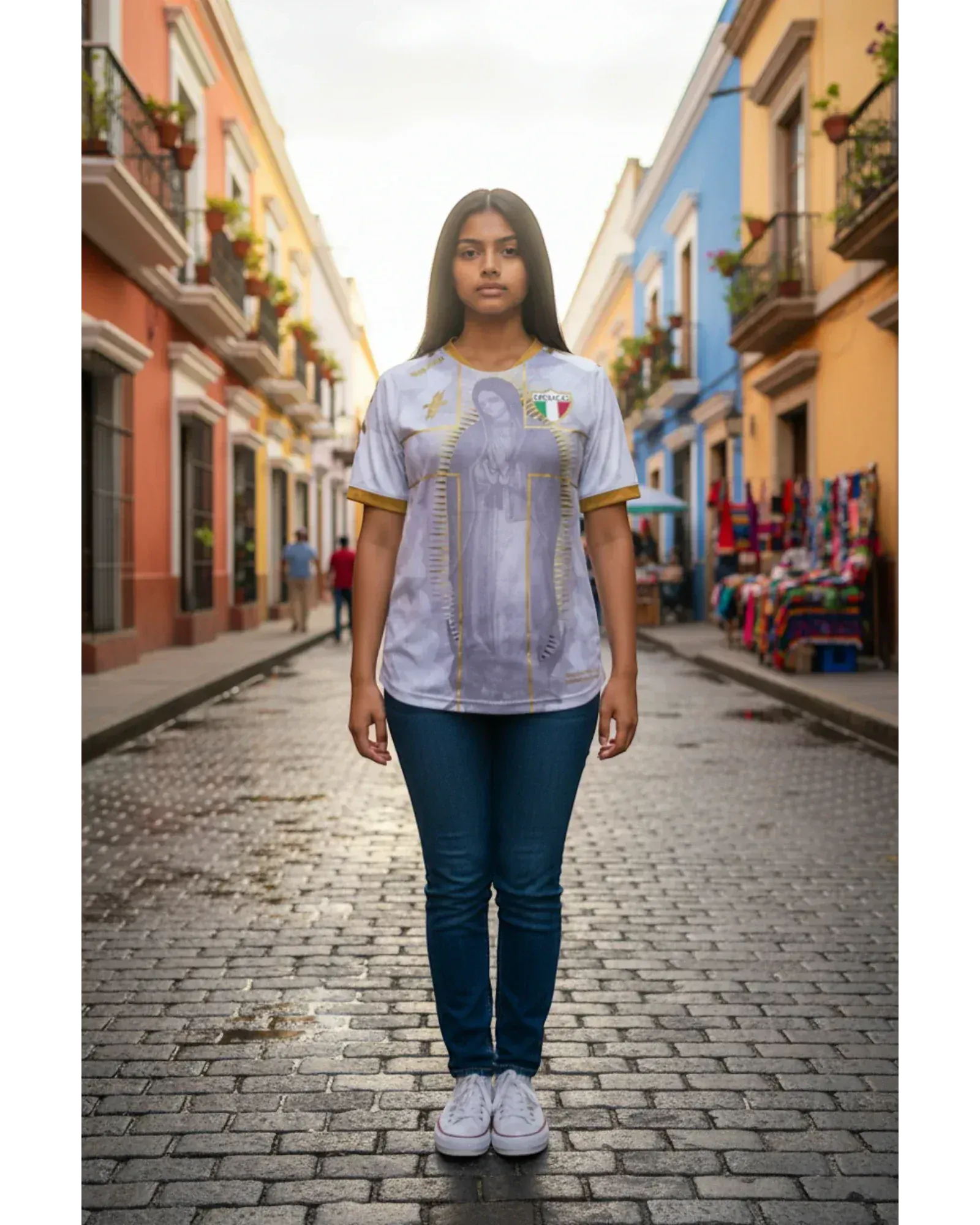 Retroooclothes Jersey Jersey Retrooo México Virgen de Guadalupe