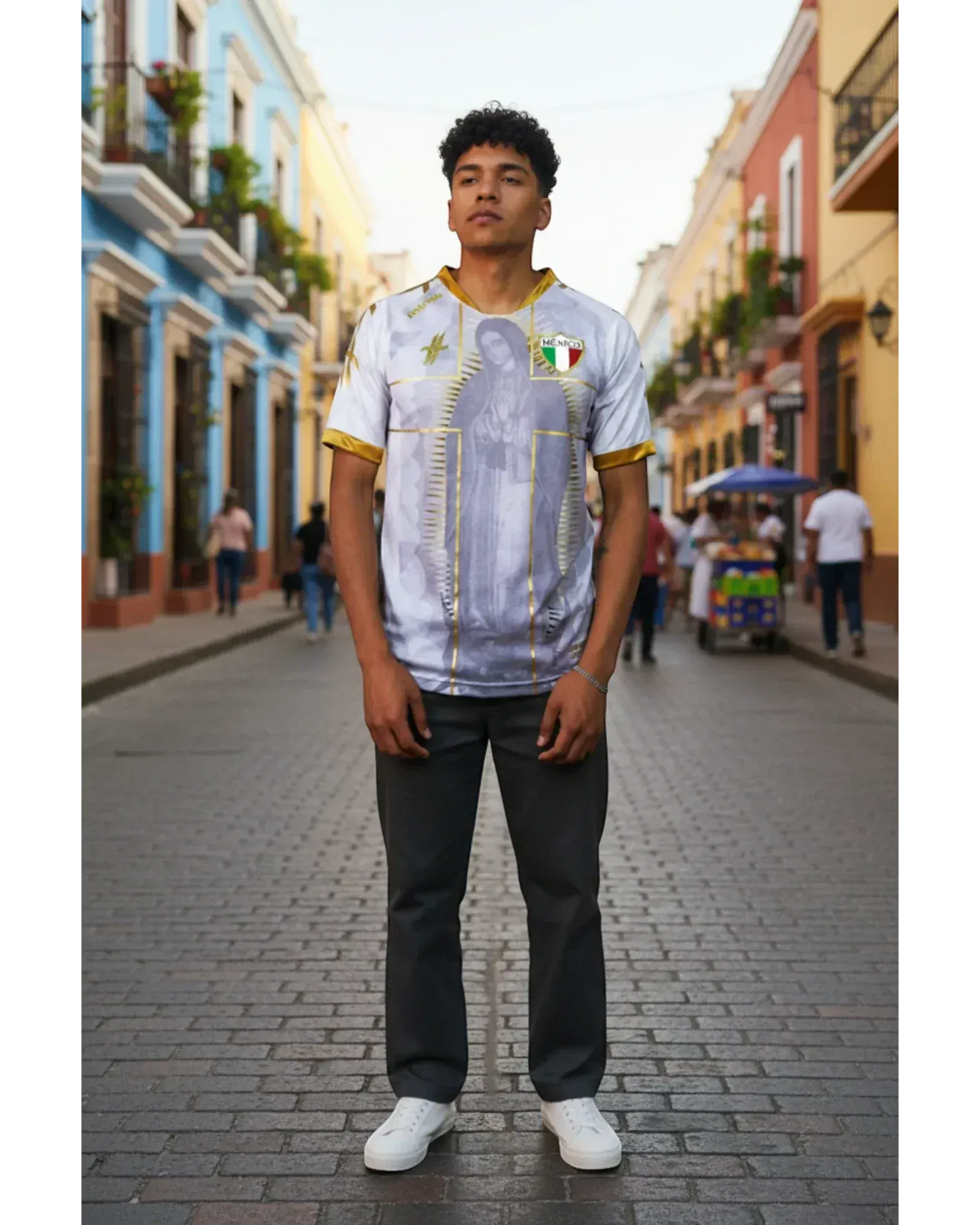 Retroooclothes Jersey Jersey Retrooo México Virgen de Guadalupe