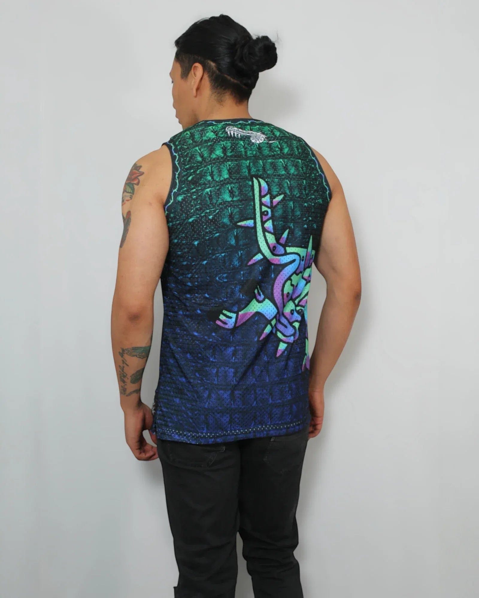 Retroooclothes Jersey Jersey Retrooo Tank Cipactli - Colección Dioses | Bestia Cósmica Primordial | Poder de la Creación