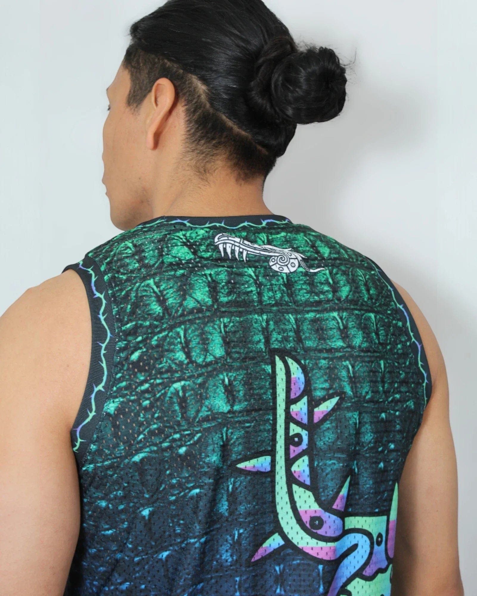 Retroooclothes Jersey Jersey Retrooo Tank Cipactli - Colección Dioses | Bestia Cósmica Primordial | Poder de la Creación