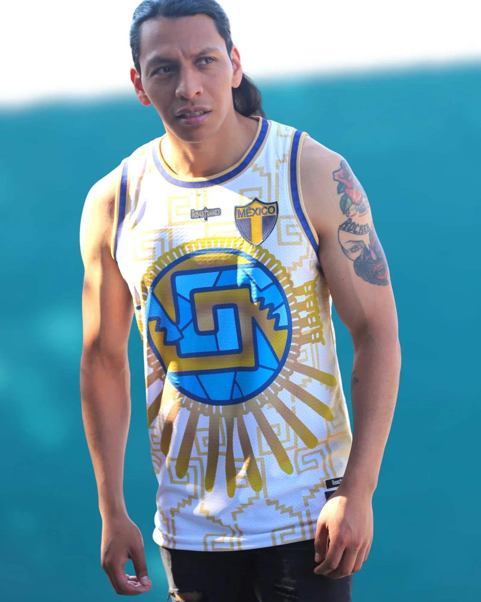Retroooclothes Jersey Jersey Rosas Torres México Chimali de Yanhuitlán - Basketball Premium | Identidad Mixteca