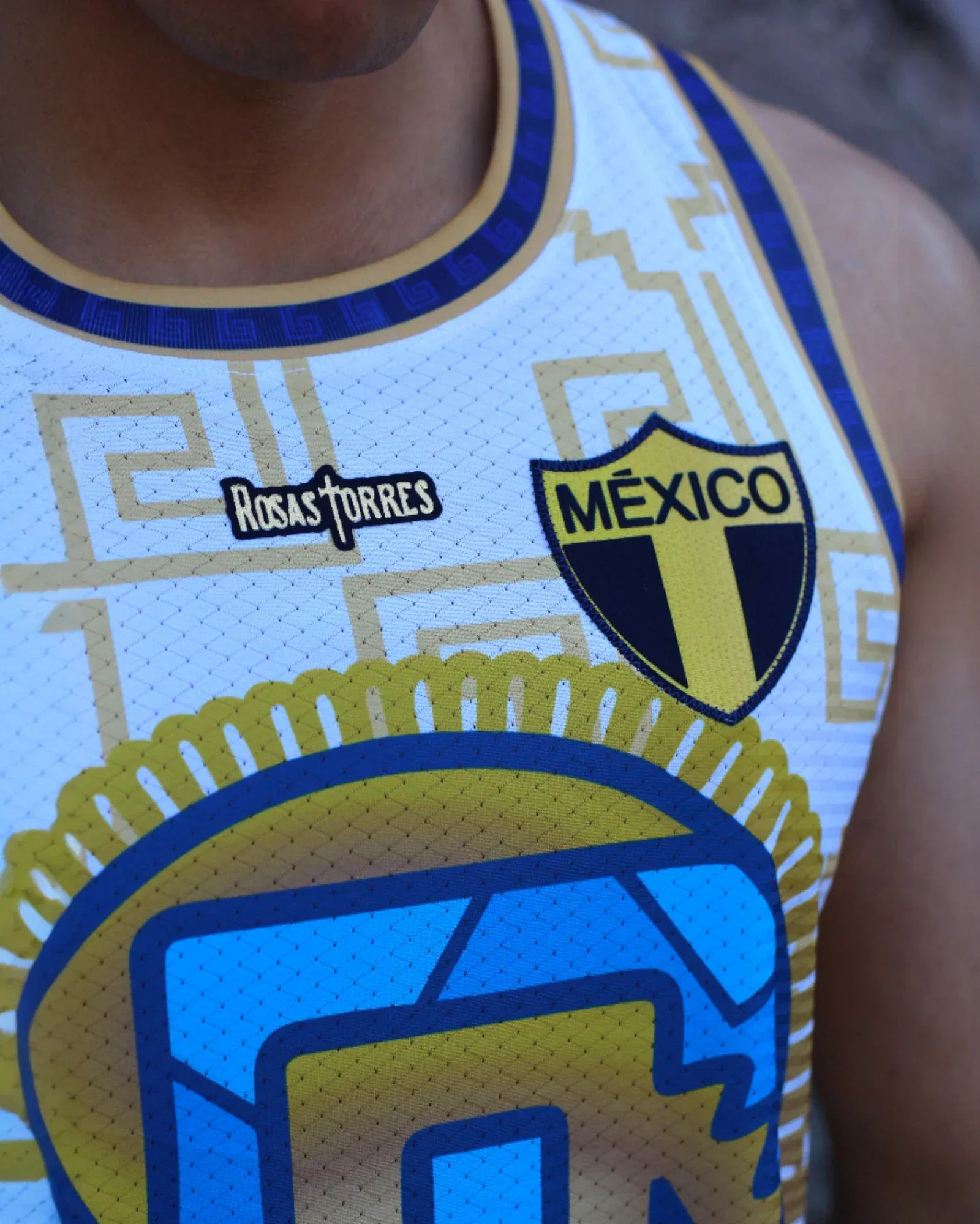 Retroooclothes Jersey Jersey Rosas Torres México Chimali de Yanhuitlán - Basketball Premium | Identidad Mixteca