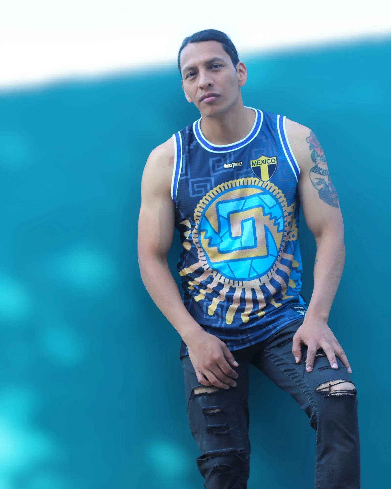 Retroooclothes Jersey Jersey Rosas Torres México Chimali de Yanhuitlán - Basketball Premium | Identidad Mixteca