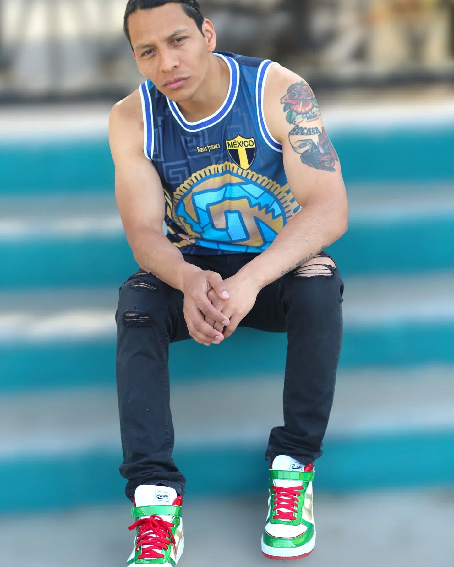 Retroooclothes Jersey Jersey Rosas Torres México Chimali de Yanhuitlán - Basketball Premium | Identidad Mixteca