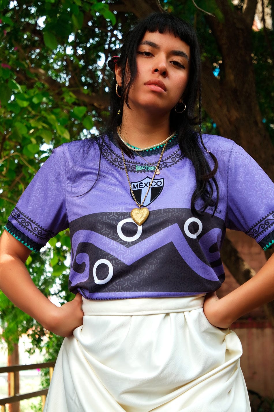 Retroooclothes Jersey Jersey Rosas Torres Xonecuili - Edición Guardián de la Milpa | Sabiduría Ancestral Textil