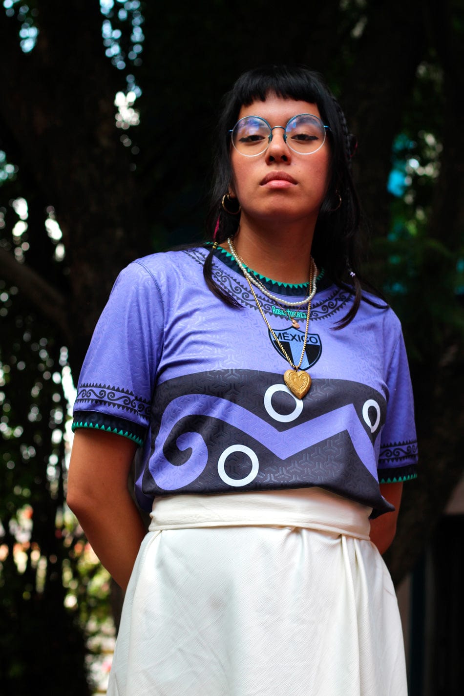 Retroooclothes Jersey Jersey Rosas Torres Xonecuili - Edición Guardián de la Milpa | Sabiduría Ancestral Textil
