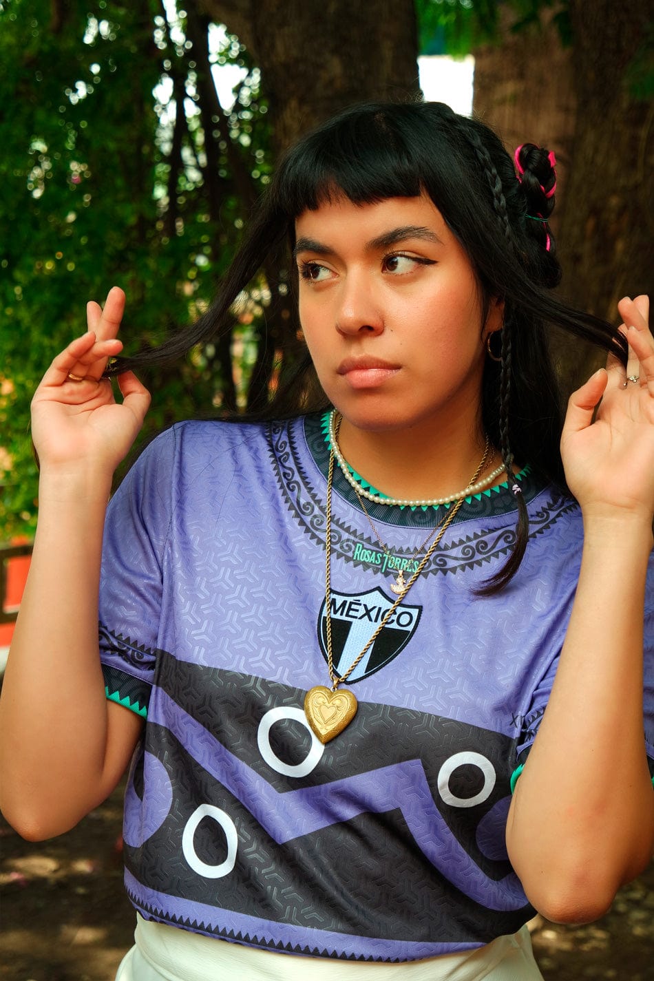 Retroooclothes Jersey Jersey Rosas Torres Xonecuili - Edición Guardián de la Milpa | Sabiduría Ancestral Textil