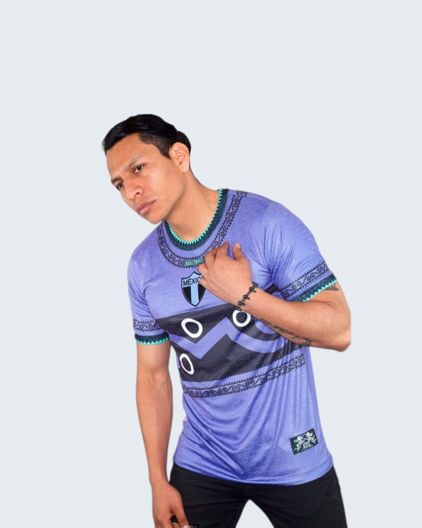 Retroooclothes Jersey Jersey Rosas Torres Xonecuili - Edición Guardián de la Milpa | Sabiduría Ancestral Textil