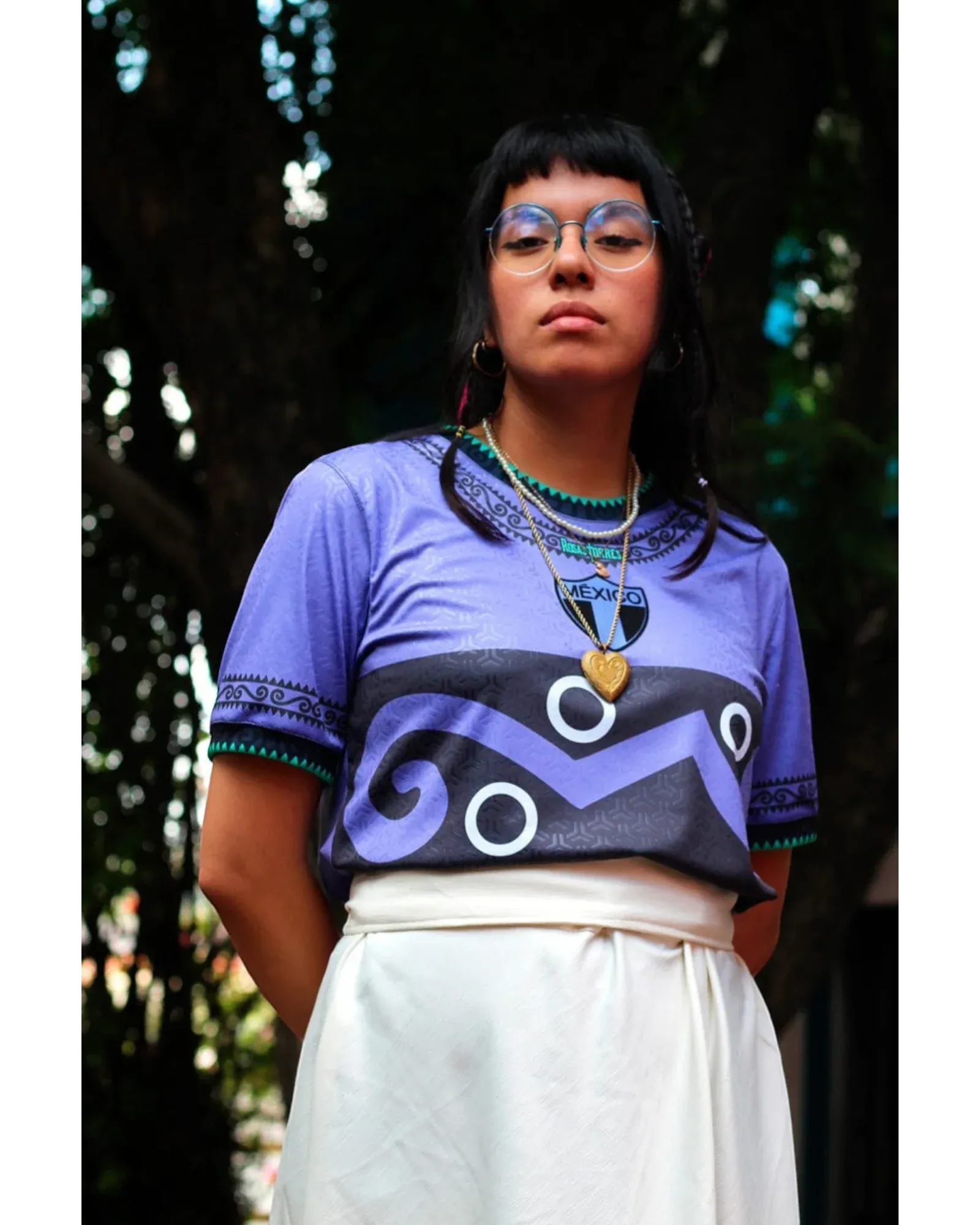 Retroooclothes Jersey Jersey Rosas Torres Xonecuili - Edición Guardián de la Milpa | Sabiduría Ancestral Textil