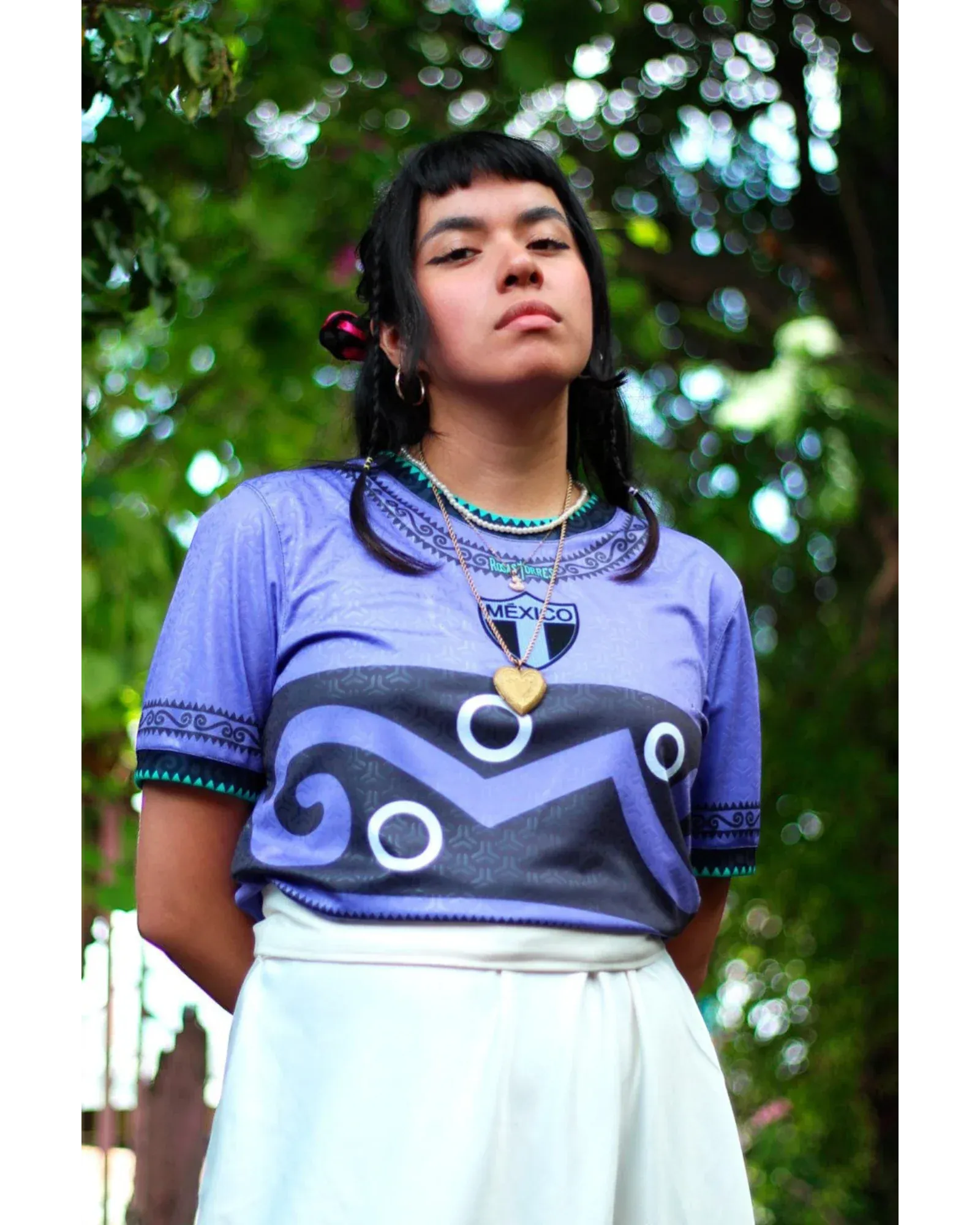 Retroooclothes Jersey Jersey Rosas Torres Xonecuili - Edición Guardián de la Milpa | Sabiduría Ancestral Textil