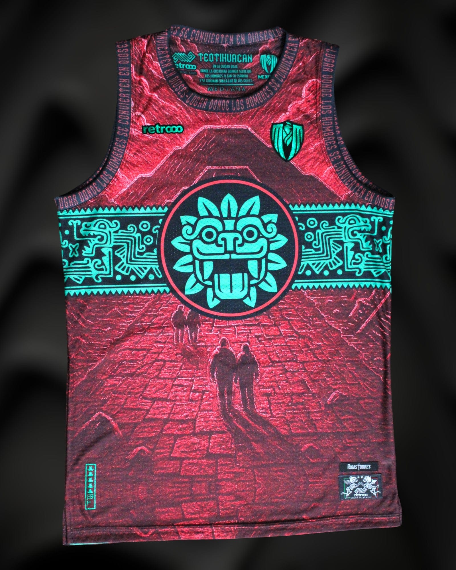 Retroooclothes Jersey Jersey Teotihuacán Ciudad de los Dioses - Basketball Premium | Imperio Místico