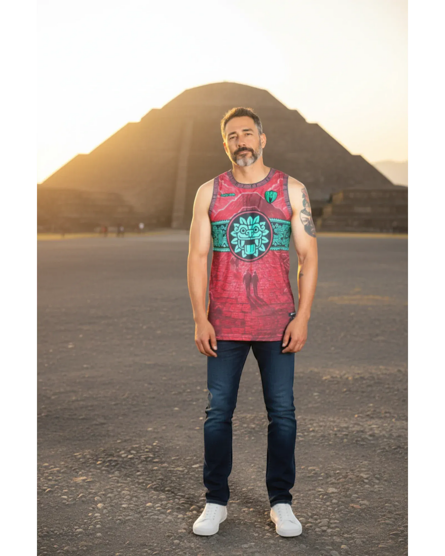 Retroooclothes Jersey Jersey Teotihuacán Ciudad de los Dioses - Basketball Premium | Imperio Místico