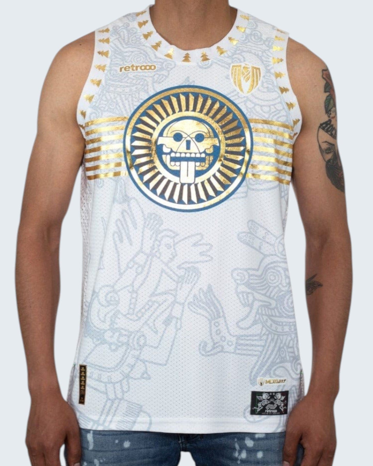 Retroooclothes Jersey MictecacÃ­huatl / CH/SMALL Jersey Retrooo México Ft. Mexclart Mictlán