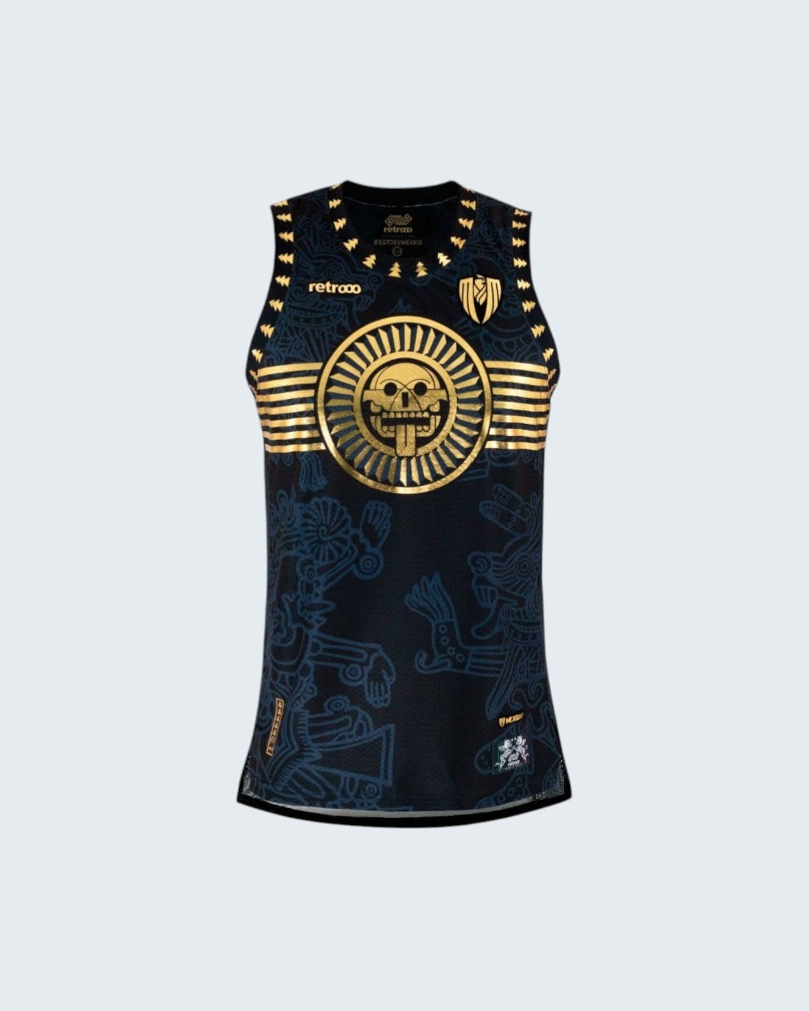 Retroooclothes Jersey Mictlantecuhtli / CH/SMALL Jersey Retrooo México Ft. Mexclart Mictlán