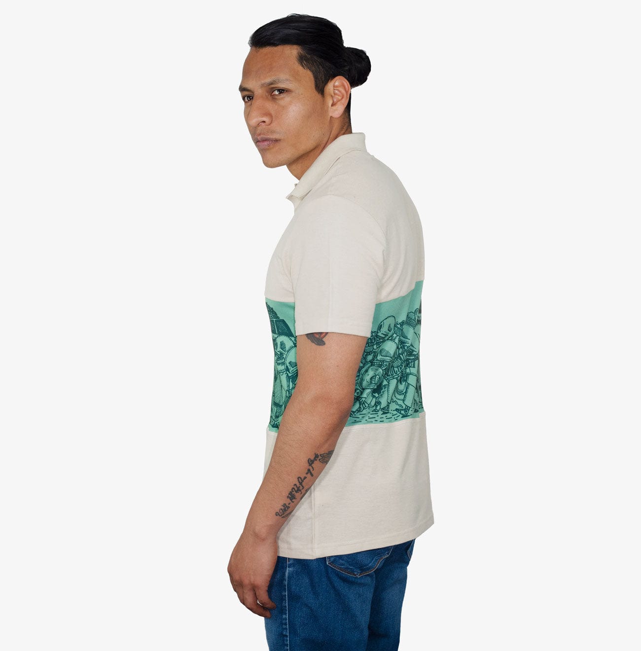 Retroooclothes Jersey Polo Oaxaca Algodón Reciclado - Edición Unisex | Tierra Mágica Sostenible