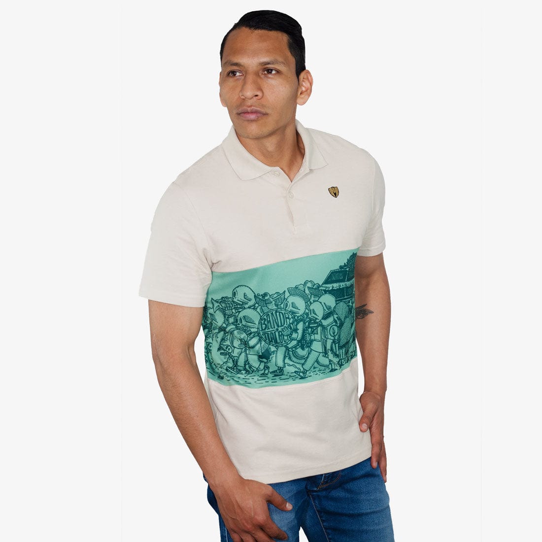 Retroooclothes Jersey Polo Oaxaca Algodón Reciclado - Edición Unisex | Tierra Mágica Sostenible