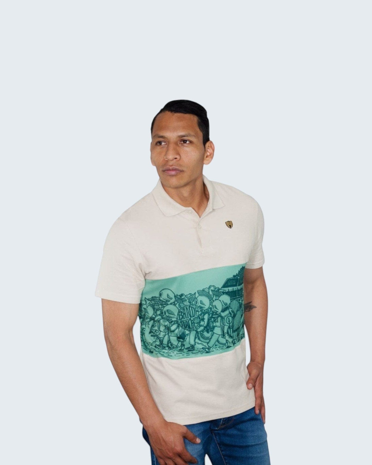 Retroooclothes Jersey Polo Oaxaca Algodón Reciclado - Edición Unisex | Tierra Mágica Sostenible