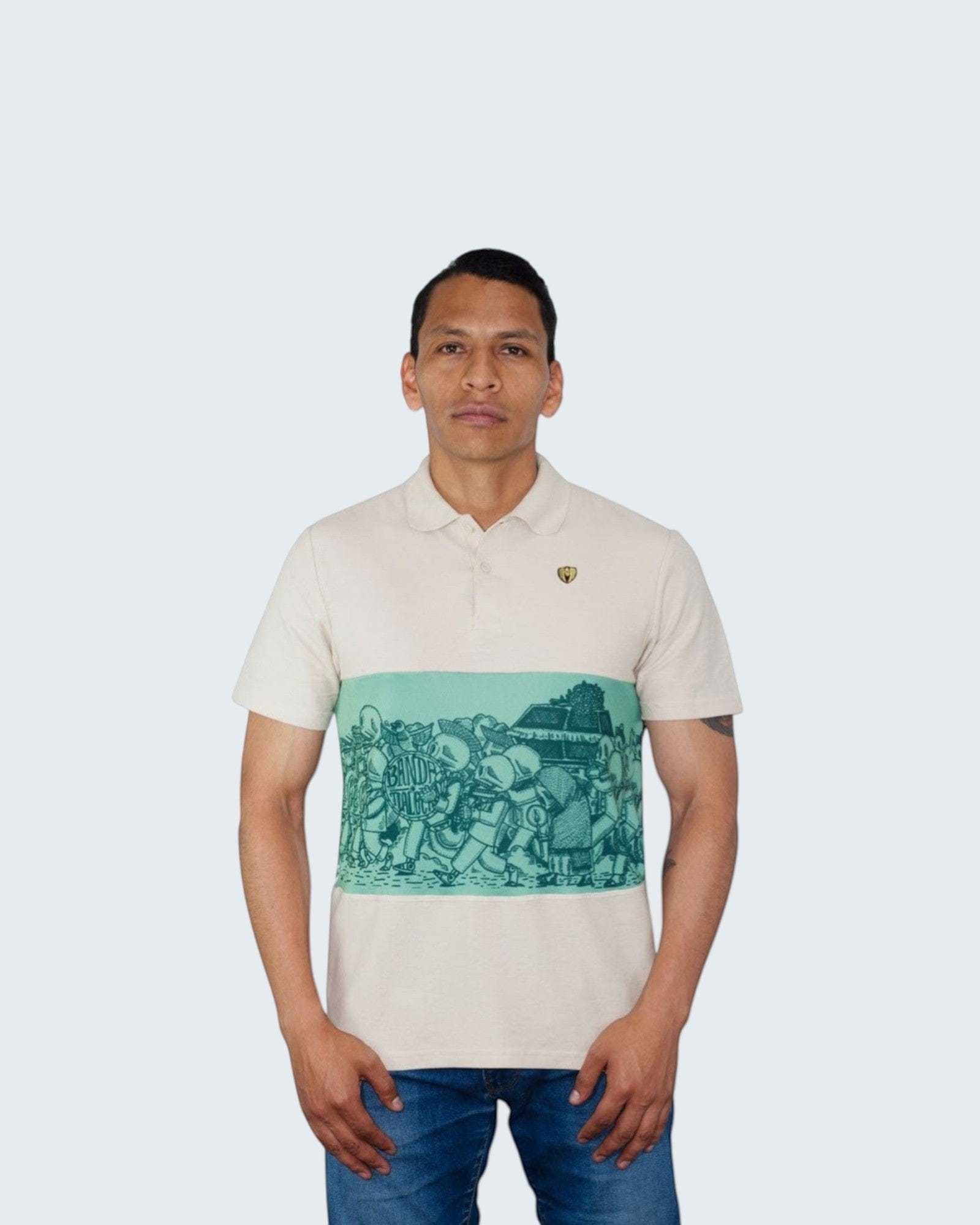 Retroooclothes Jersey Polo Oaxaca Algodón Reciclado - Edición Unisex | Tierra Mágica Sostenible