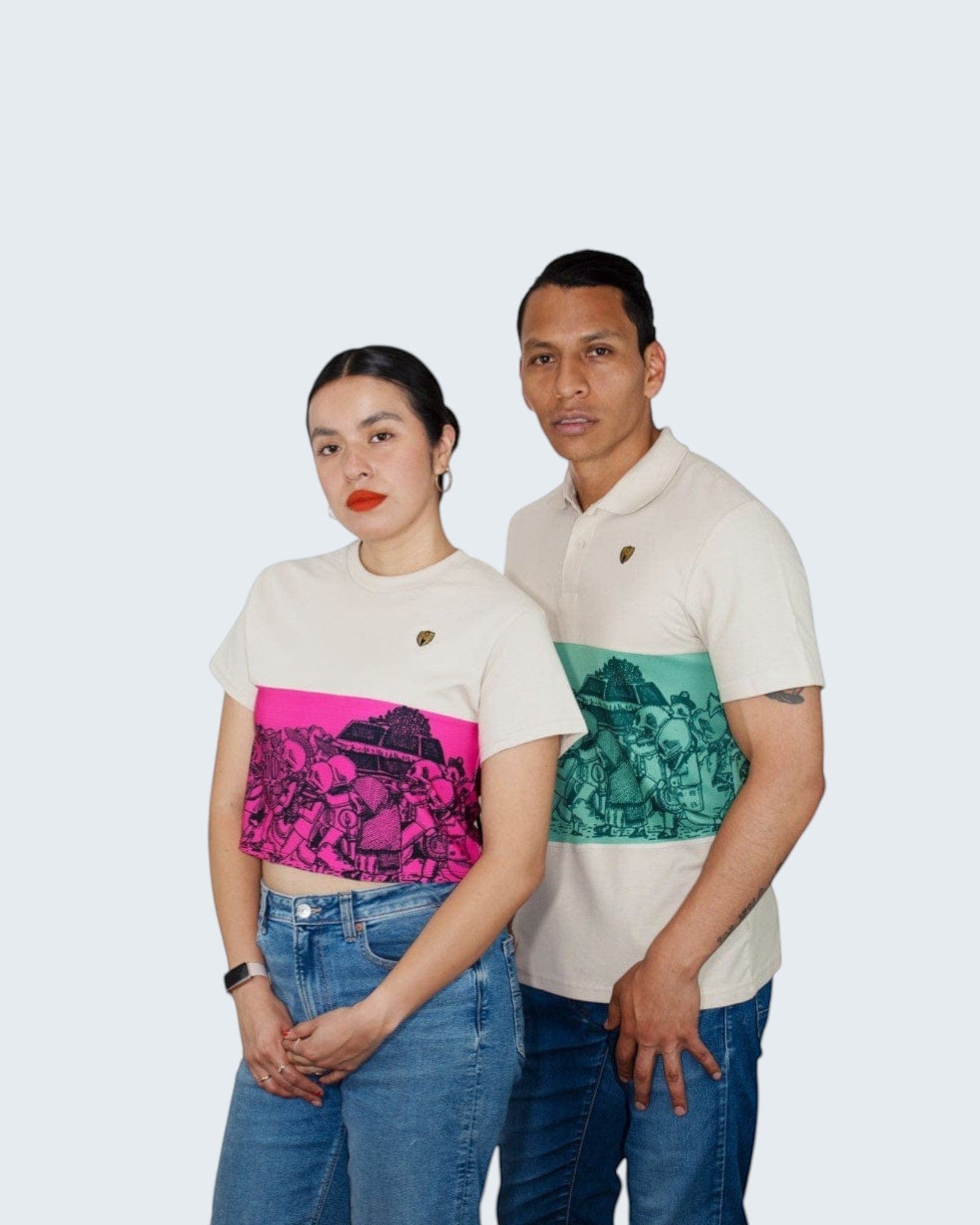 Retroooclothes Jersey Polo Oaxaca Algodón Reciclado - Edición Unisex | Tierra Mágica Sostenible
