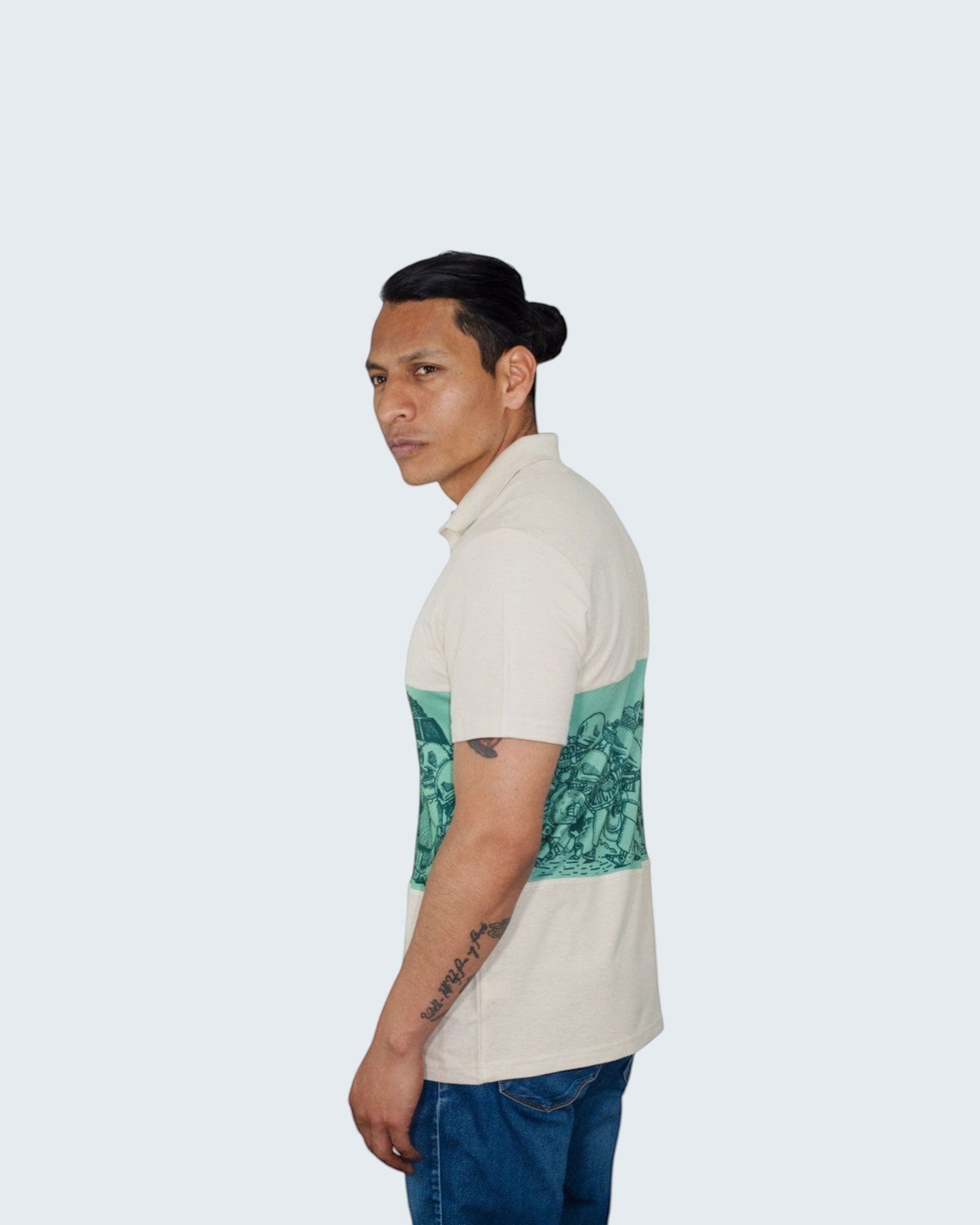 Retroooclothes Jersey Polo Oaxaca Algodón Reciclado - Edición Unisex | Tierra Mágica Sostenible