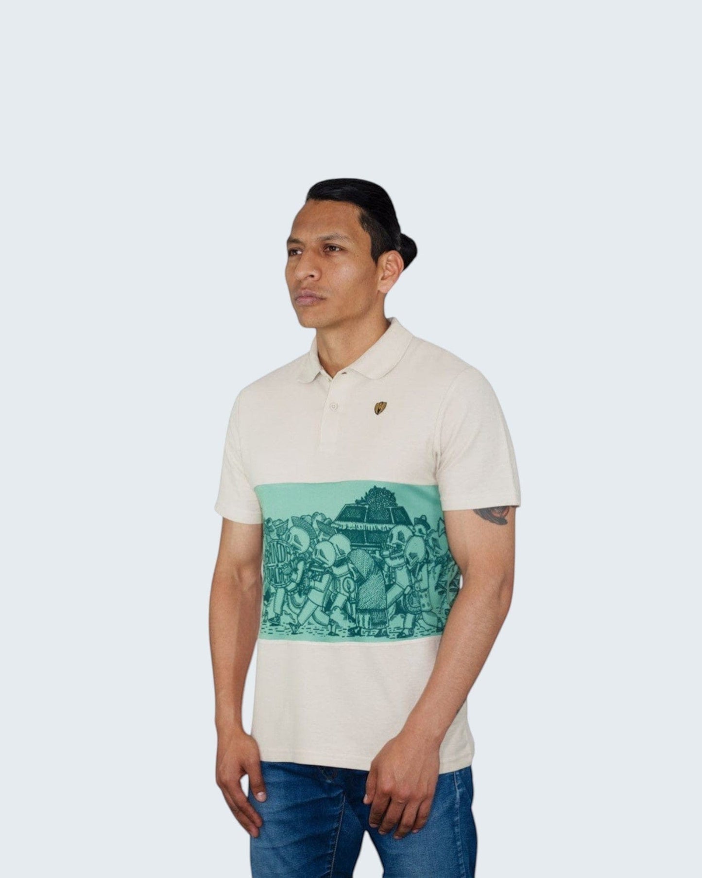 Retroooclothes Jersey Polo Oaxaca Algodón Reciclado - Edición Unisex | Tierra Mágica Sostenible