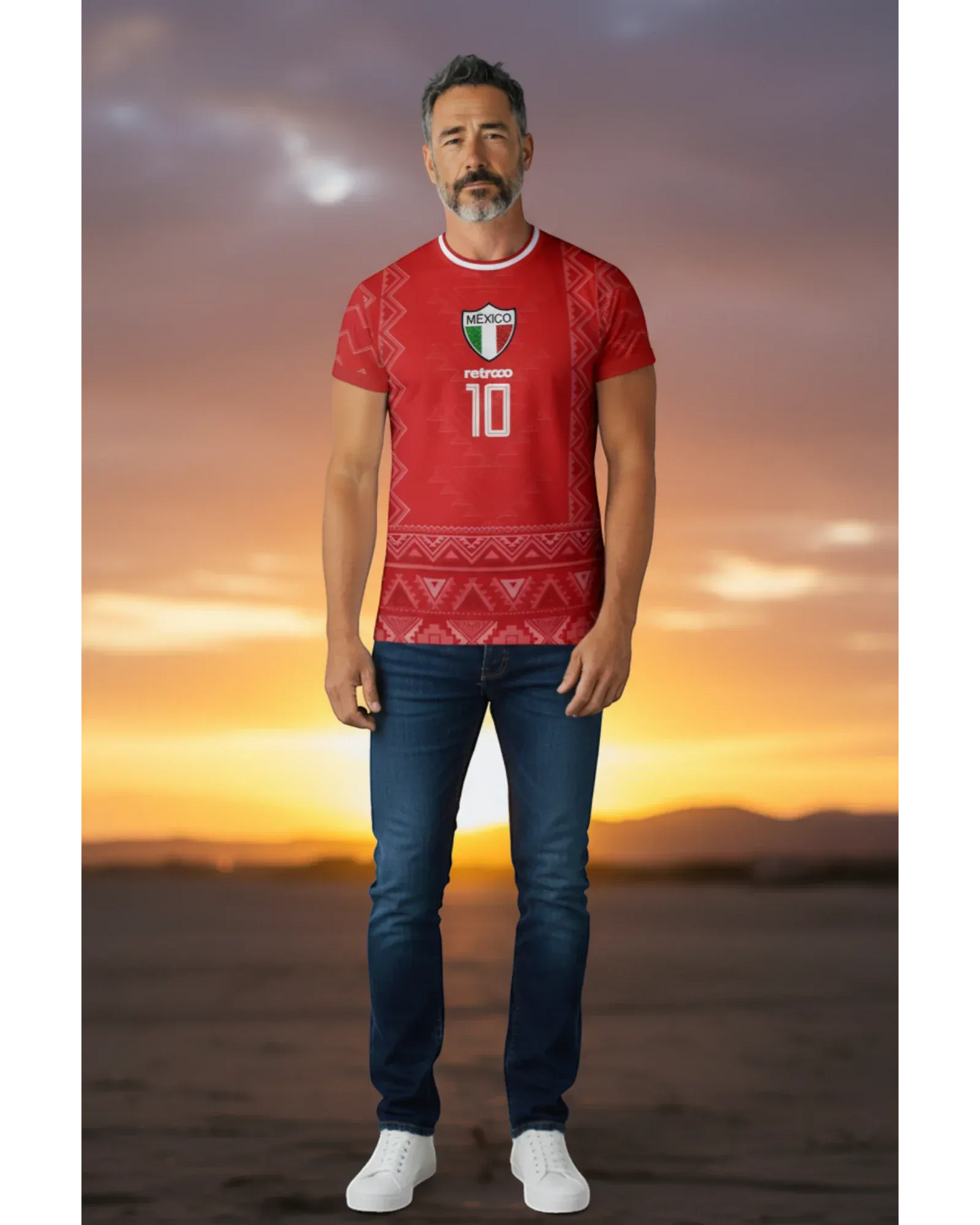 Retroooclothes Jersey Retrooo México Azteca Fuego