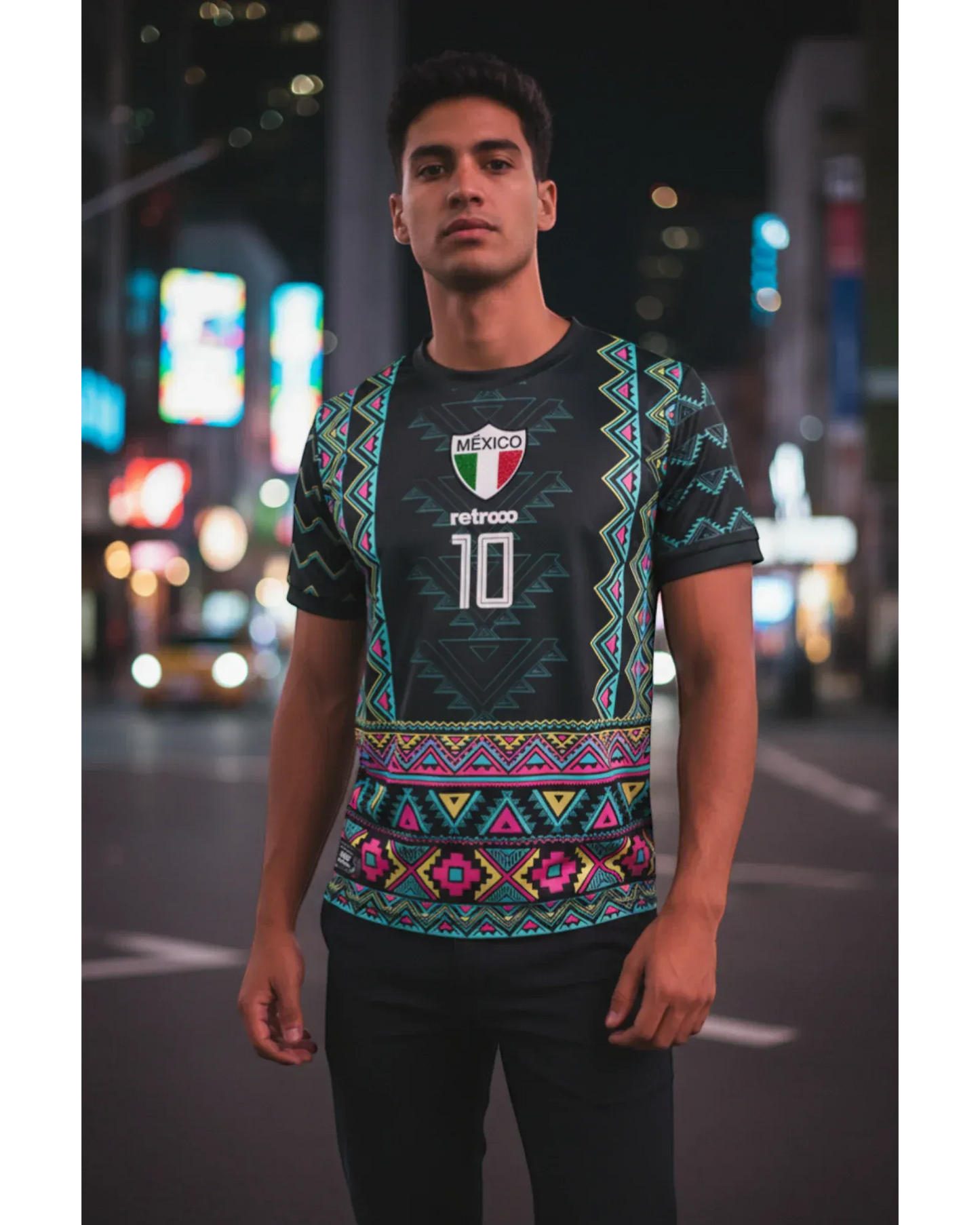 Retroooclothes Jersey Retrooo México Azteca Obsidiana