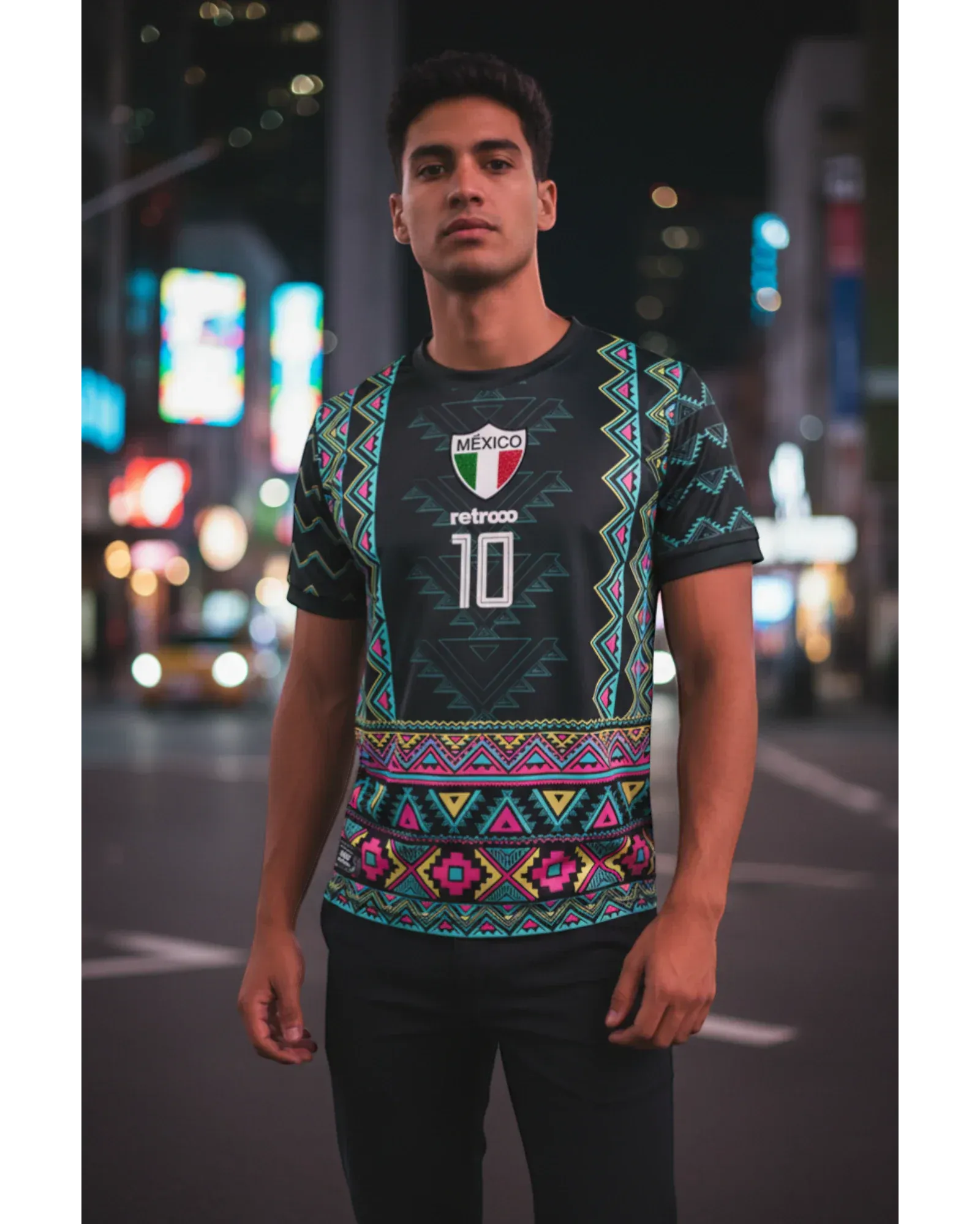 Retroooclothes Jersey Retrooo México Azteca Obsidiana
