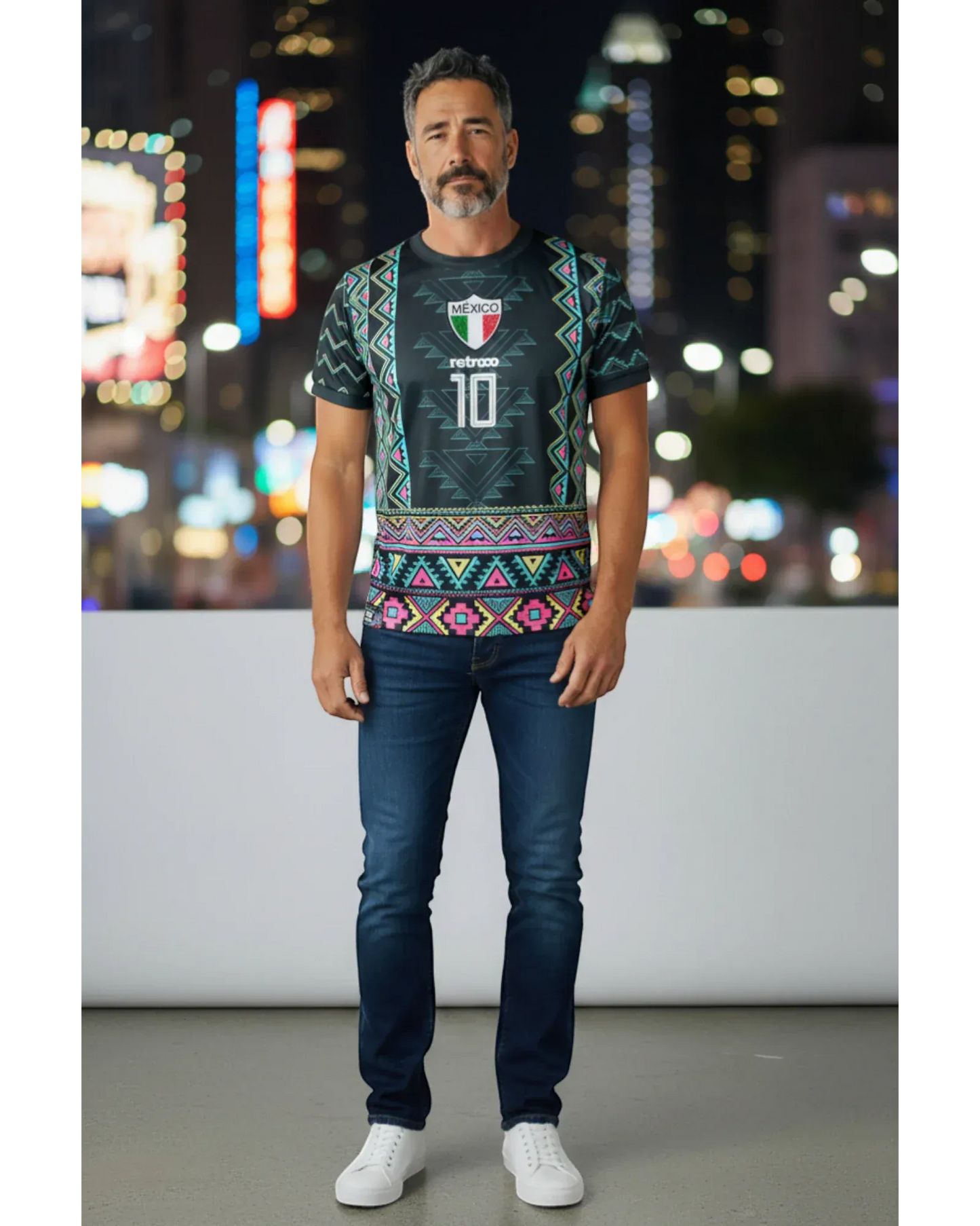 Retroooclothes Jersey Retrooo México Azteca Obsidiana