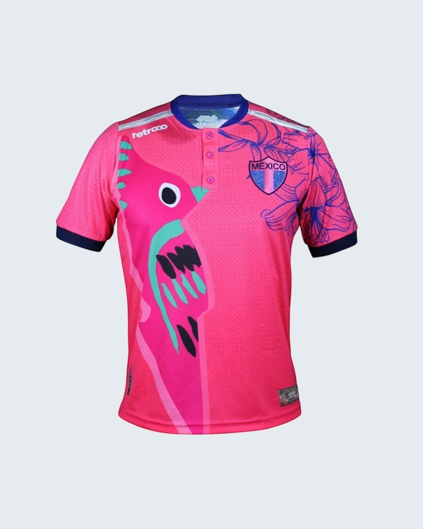 Retroooclothes Jersey Rosa CH - S Jersey Retrooo México Colibrí Art